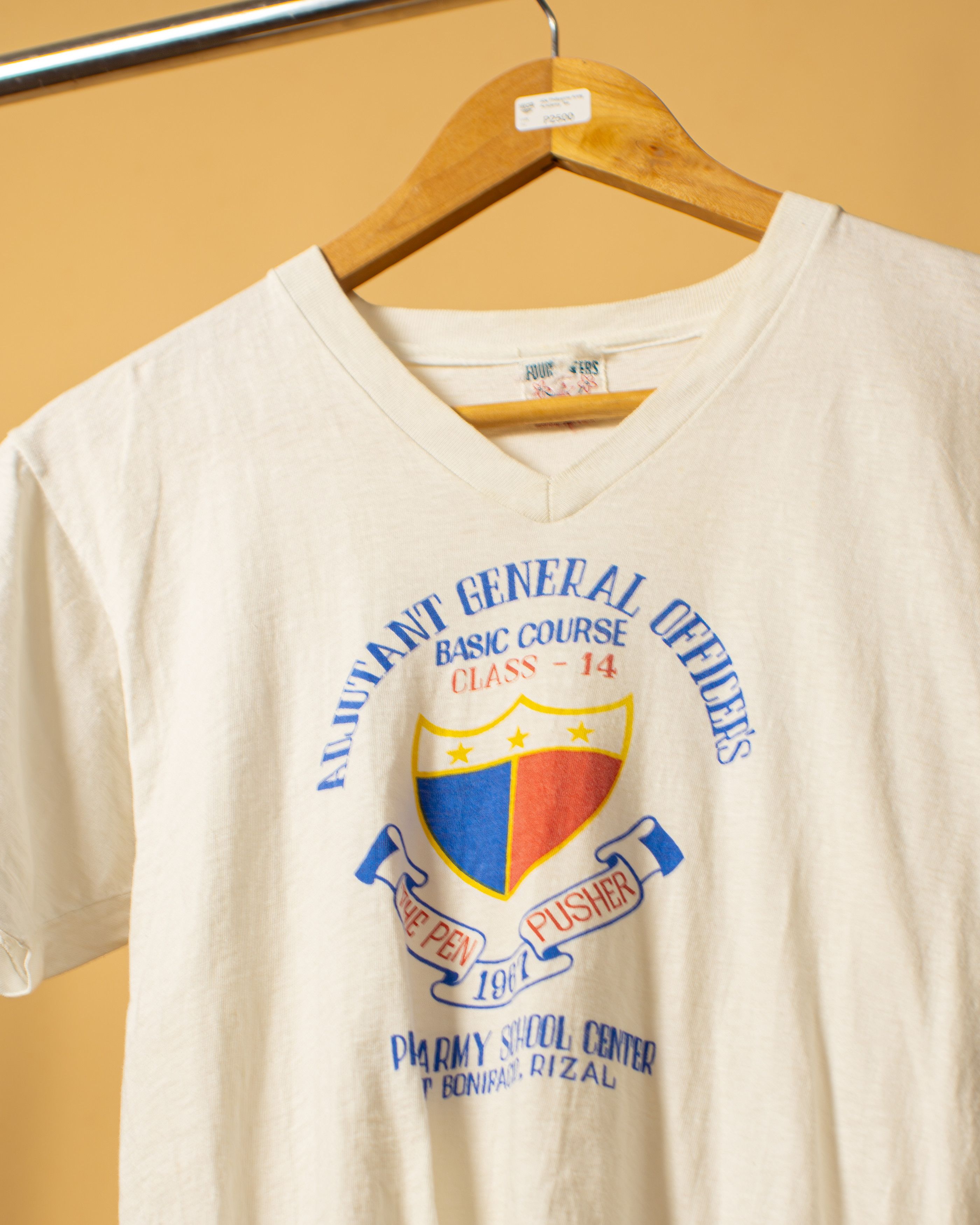 Vintage 1967 Philippine Army School Center Training Tee Size US S / EU 44-46 / 1 - 3 Thumbnail