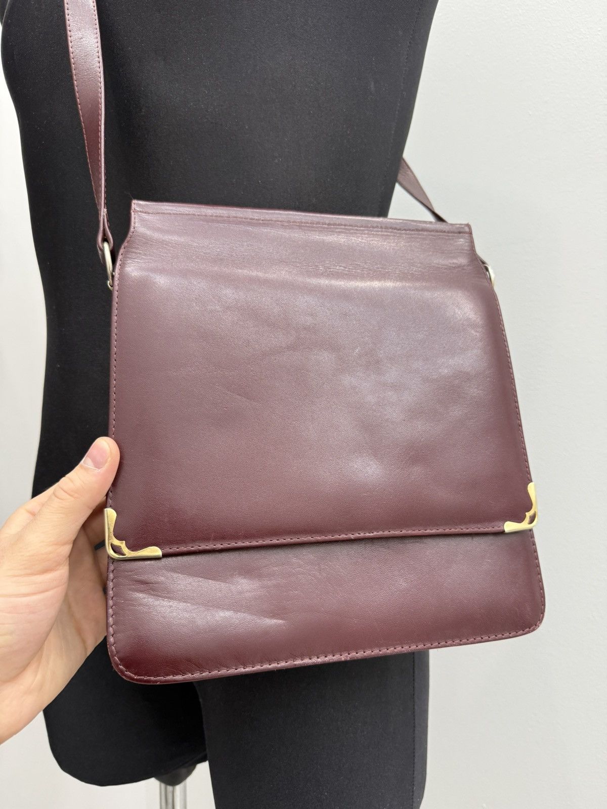 Cartier Vintage Cartier Must de Cartier Leather Shoulder Bag Size ONE SIZE - 4 Thumbnail