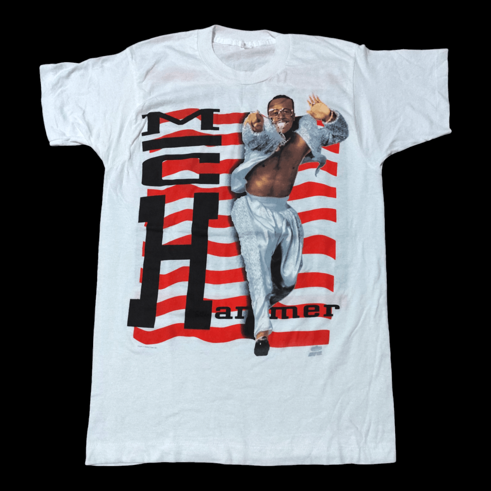Rap Tees Vintage MC Hammer Here Come The Hammer Tee Shirt Size US M / EU 48-50 / 2 - 1 Thumbnail
