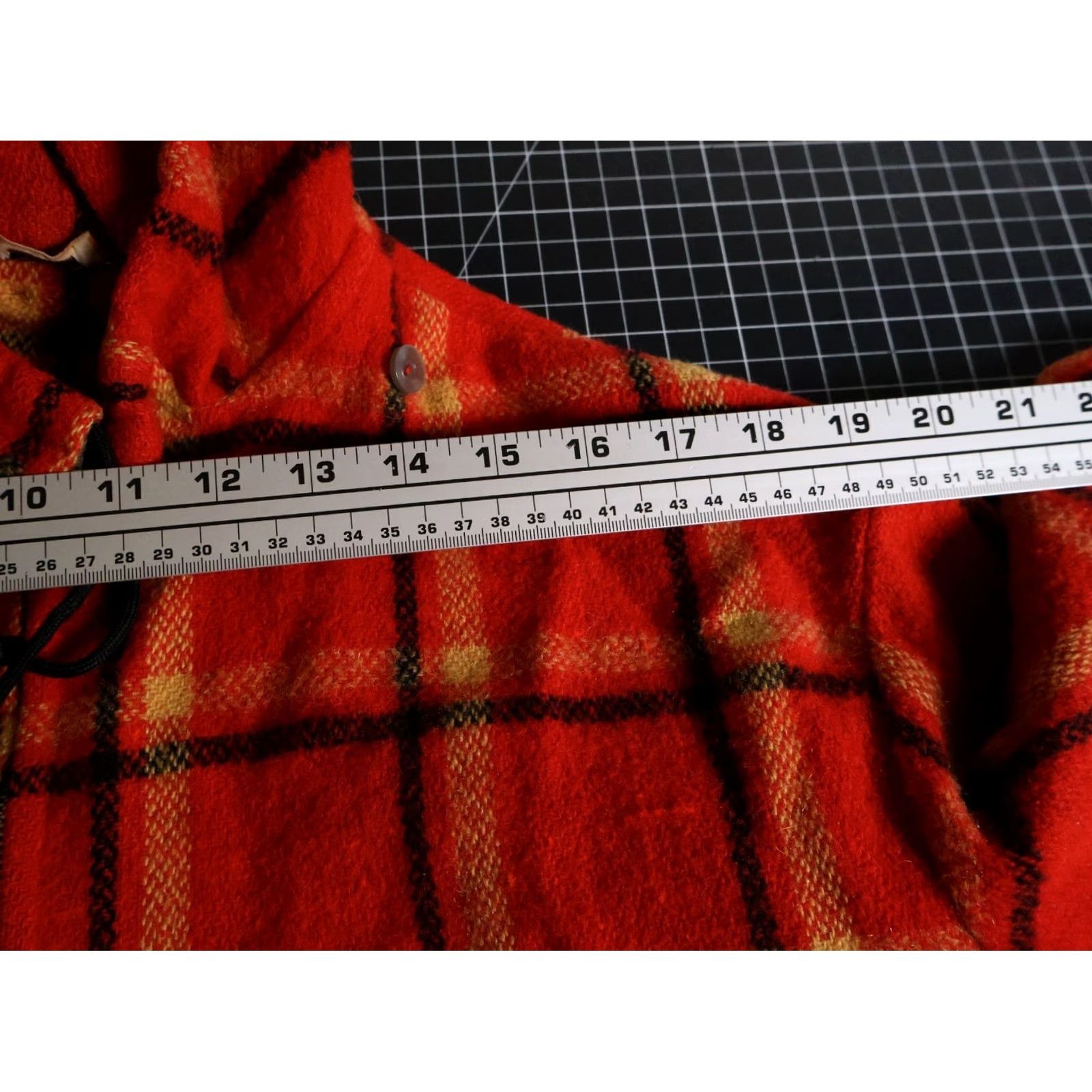 Vintage VINTAGE Wool Zip Liner Jacket M Red Yellow Plaid Hooded Clix Bomber Jacket Men Medium Size US M / EU 48-50 / 2 - 7 Thumbnail