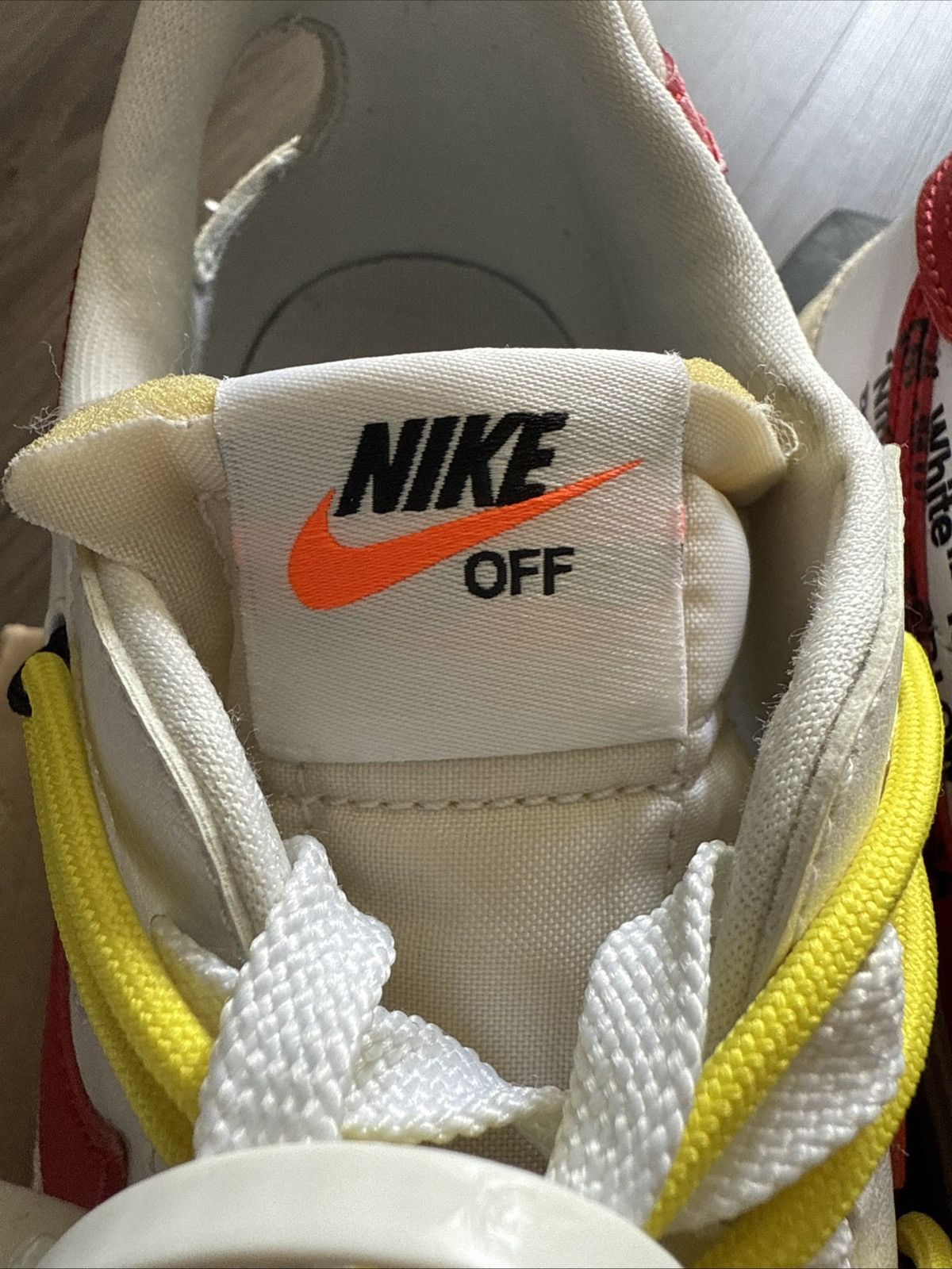 Nike Nike Off-White Blazer Low White University Red Size 11 Size US 11 / EU 44 - 5 Thumbnail