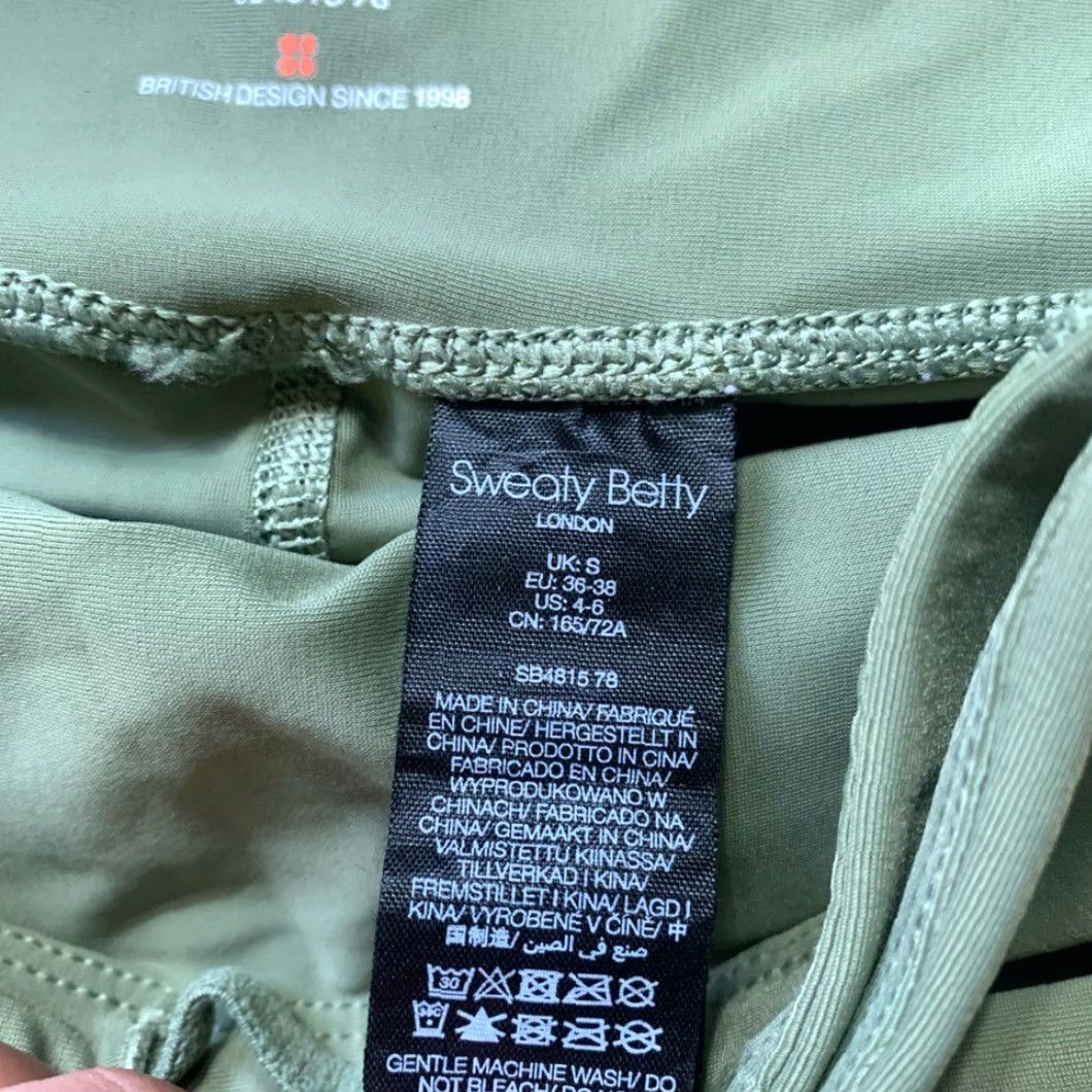 Sweaty Betty Sweaty Betty Green Small 7/8 Leggings Women S Ankle Regular Size Size 28" / US 6 / IT 42 - 4 Thumbnail