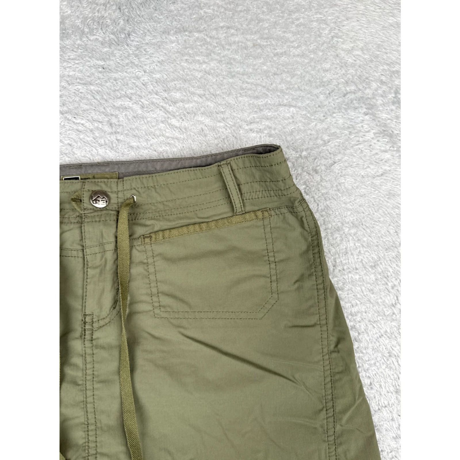 Vintage REI Women’s Cargo Skirt Size 6 Green Nylon Canvas Pockets Fall Spring Casual Size 28" / US 6 / IT 42 - 5 Thumbnail