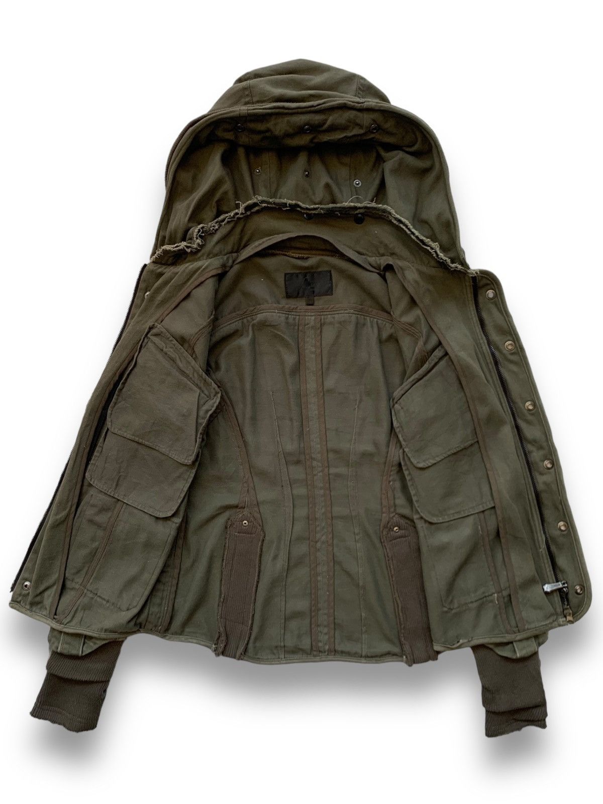 If Six Was Nine Jack Rose Luv Maison Mulitpockets Hooded Bondage Punk Jacket Size US S / EU 44-46 / 1 - 3 Thumbnail
