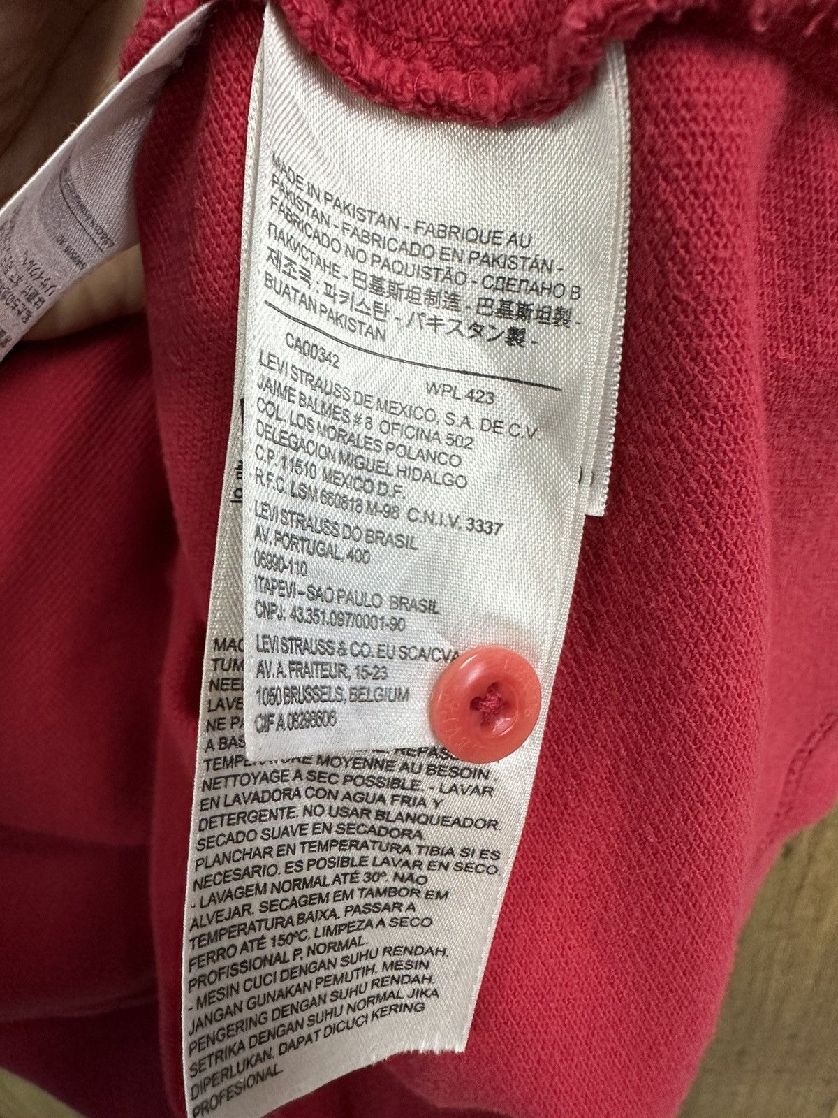 Levi's × Levi's Vintage Clothing Levis Vintage Y2K Red Polo Shirt A254 Size US S / EU 44-46 / 1 - 8 Thumbnail