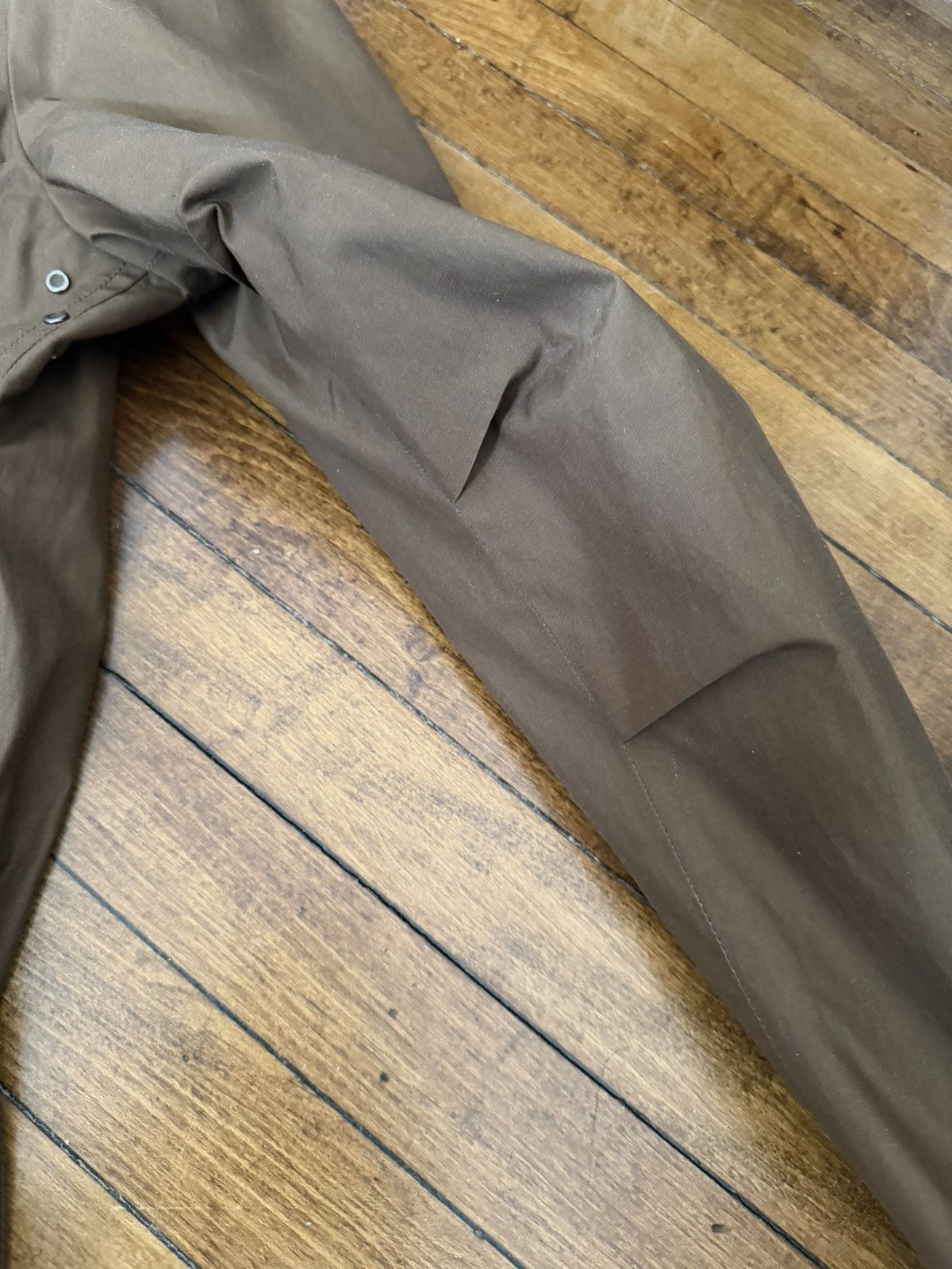 Alfred Dunhill 5K runway sample cotton/silk tobacco-brown trench, IT50, IT Size US M / EU 48-50 / 2 - 25 Thumbnail