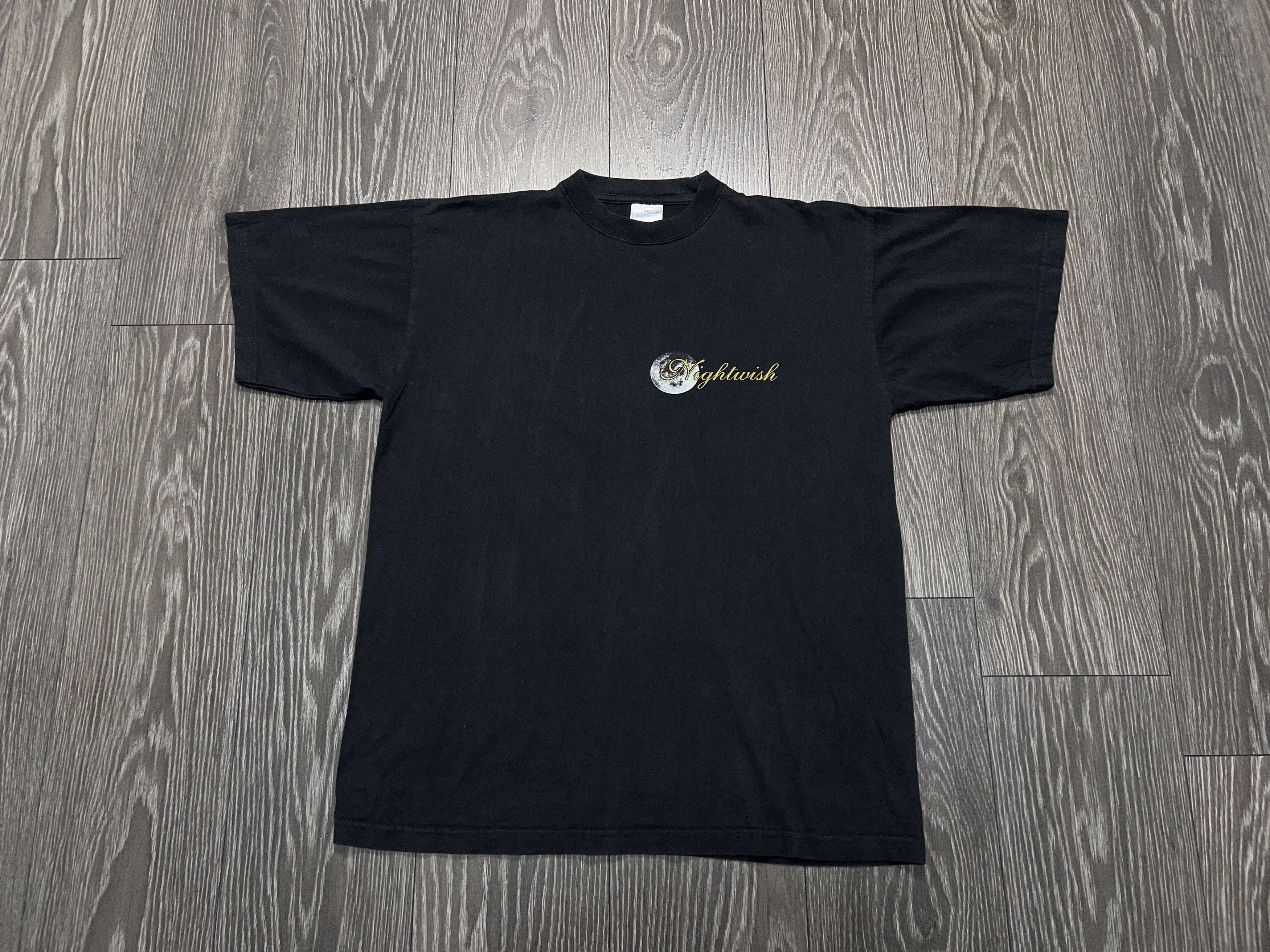 Vintage 2000 Nightwish From Wishes to Eternity Big Logo T Shirt Tee Size US XL / EU 56 / 4 - 2 Thumbnail
