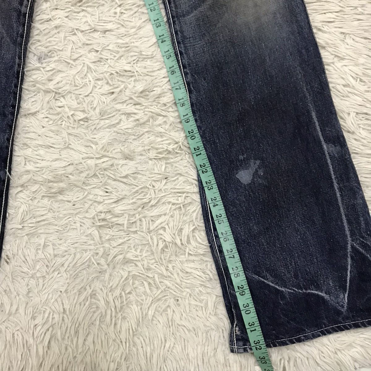 &SONS Vintage Delay Ufin & Sons Distressed Denim Flare Jeans Size US 32 / EU 48 - 23 Thumbnail