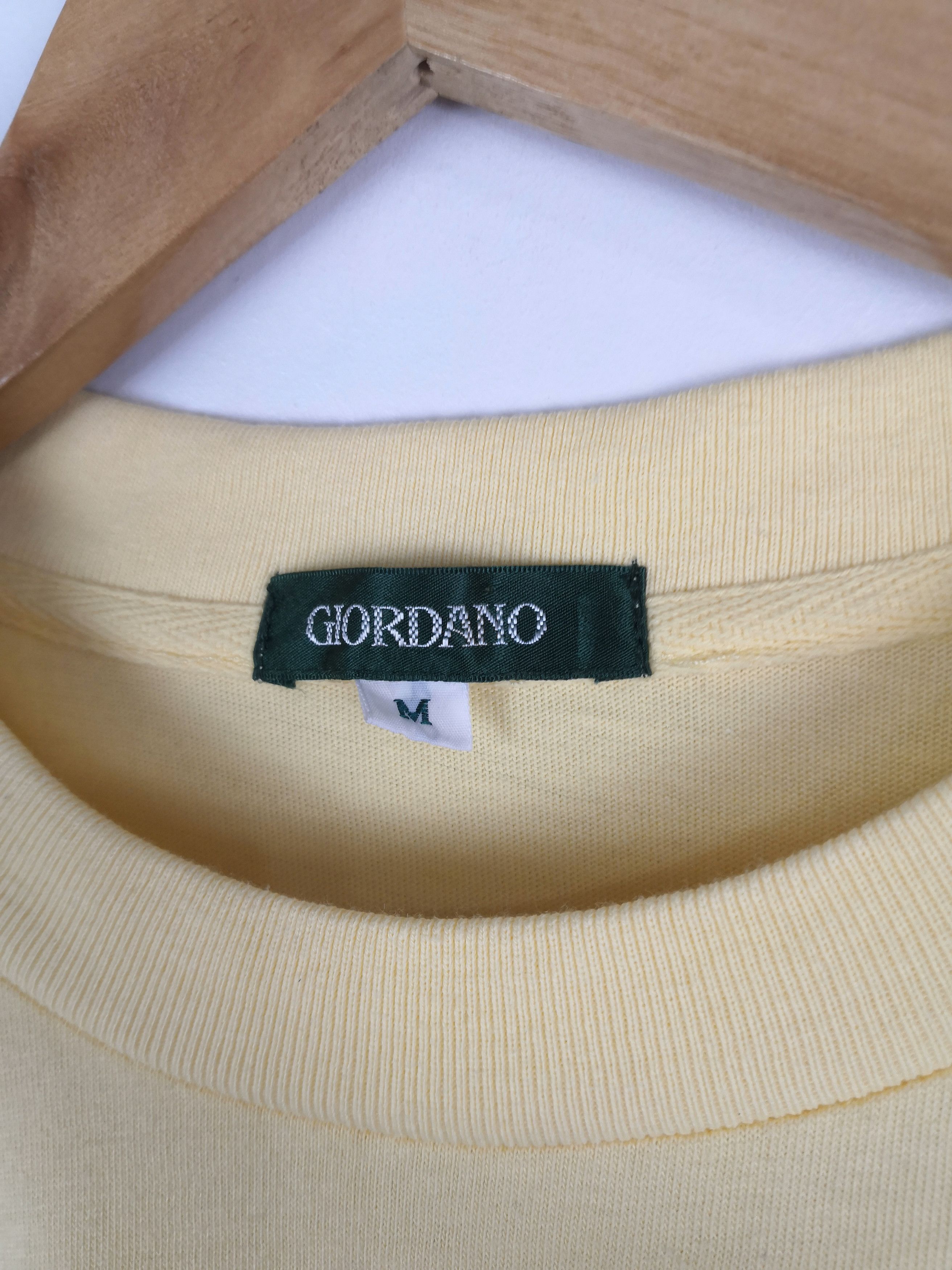Giordano Vintage Giordano T-Shirt Big Logo Embroidery Multicolour Size US L / EU 52-54 / 3 - 4 Thumbnail