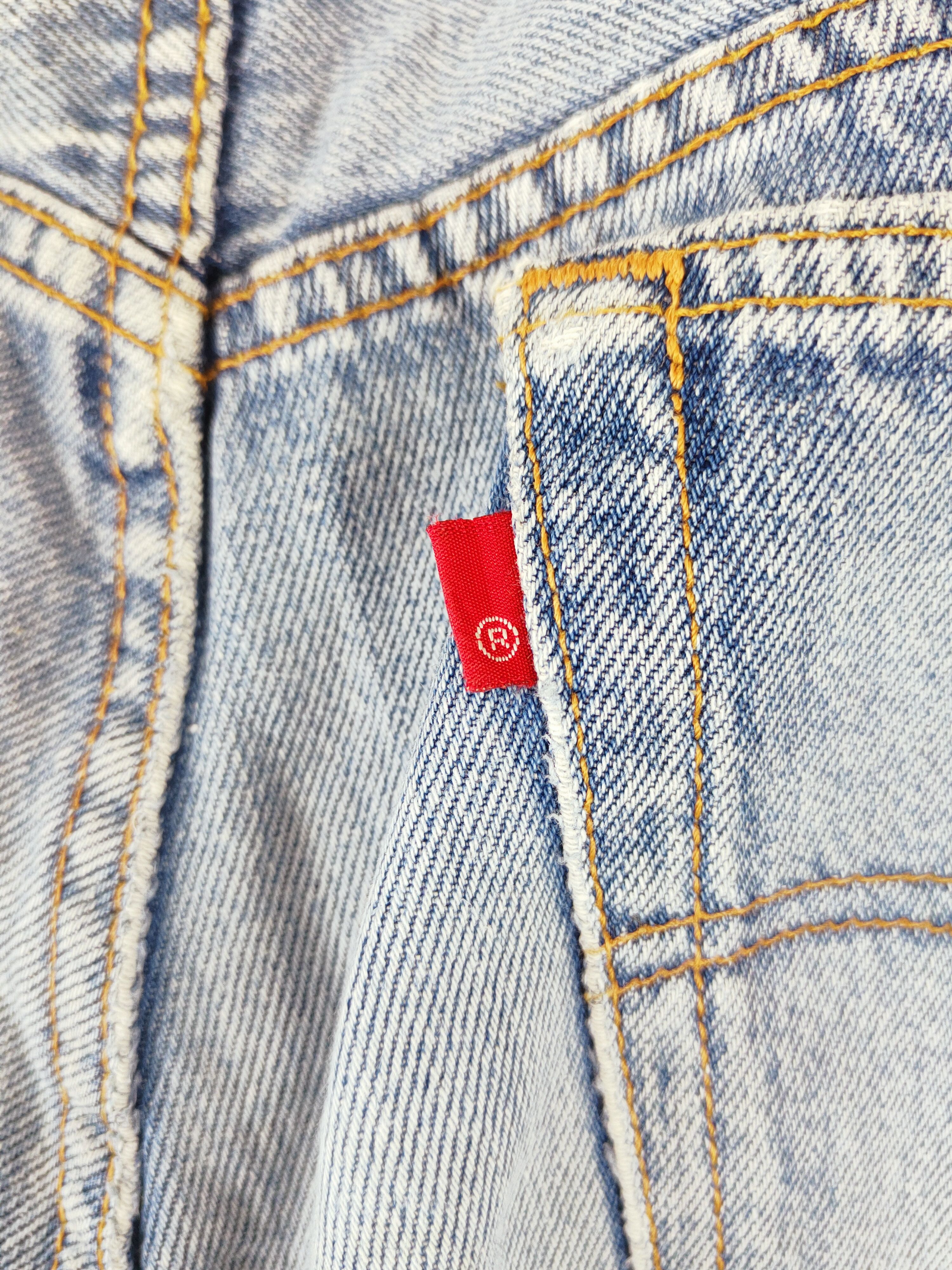 Levi's D Levi's R Vintage Blue Distressed Ripped Jeans #S2701 Size US 32 / EU 48 - 8 Thumbnail