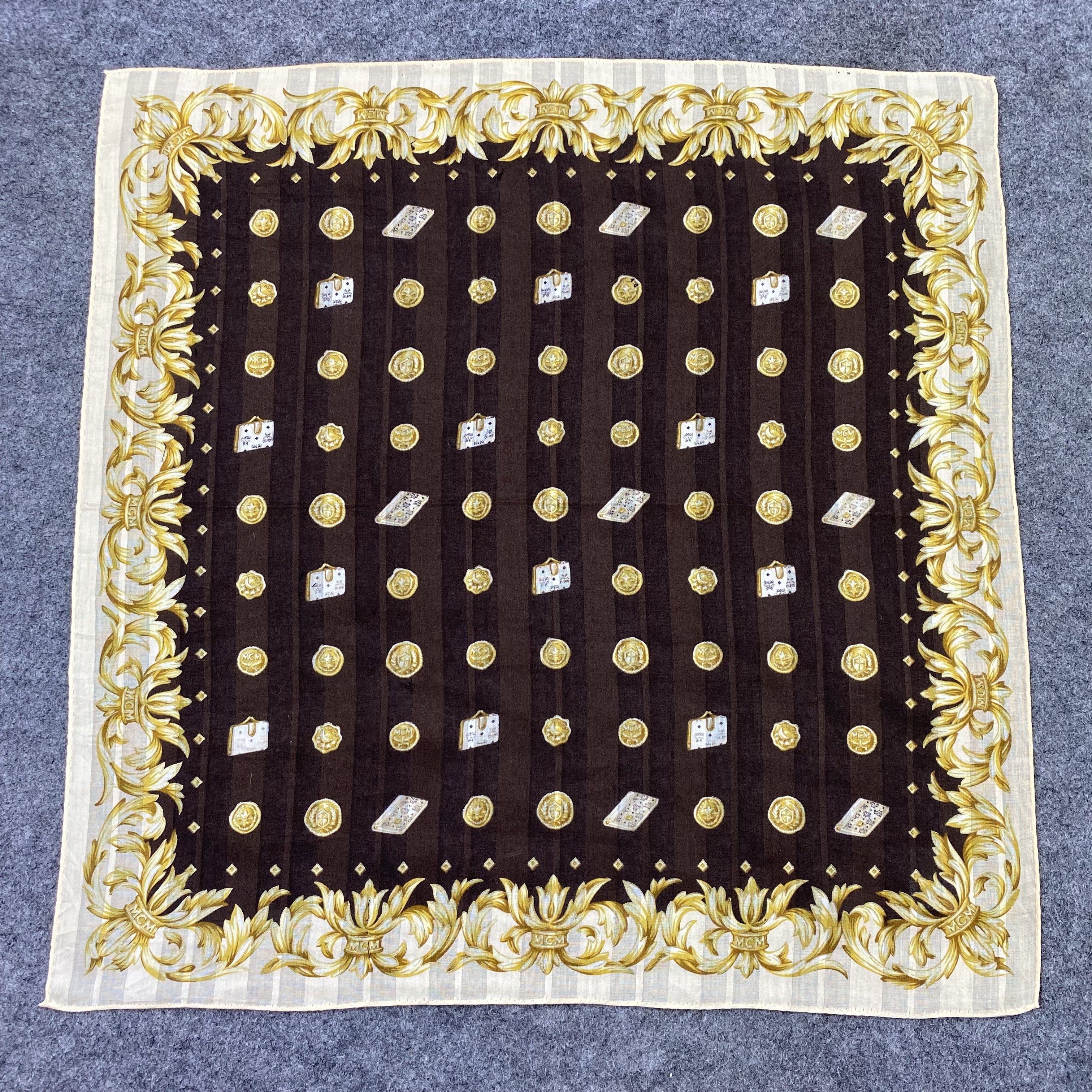 MCM MCM Handkerchief Neckerchief Bandana-B1702 Size ONE SIZE - 4 Thumbnail