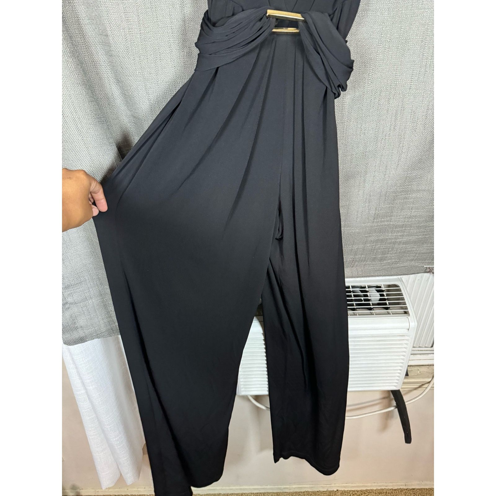 White House Black Market White House Black Market Black Sleeveless Jumpsuit Jumper Size 25" / US 0 / IT 36 - 4 Thumbnail