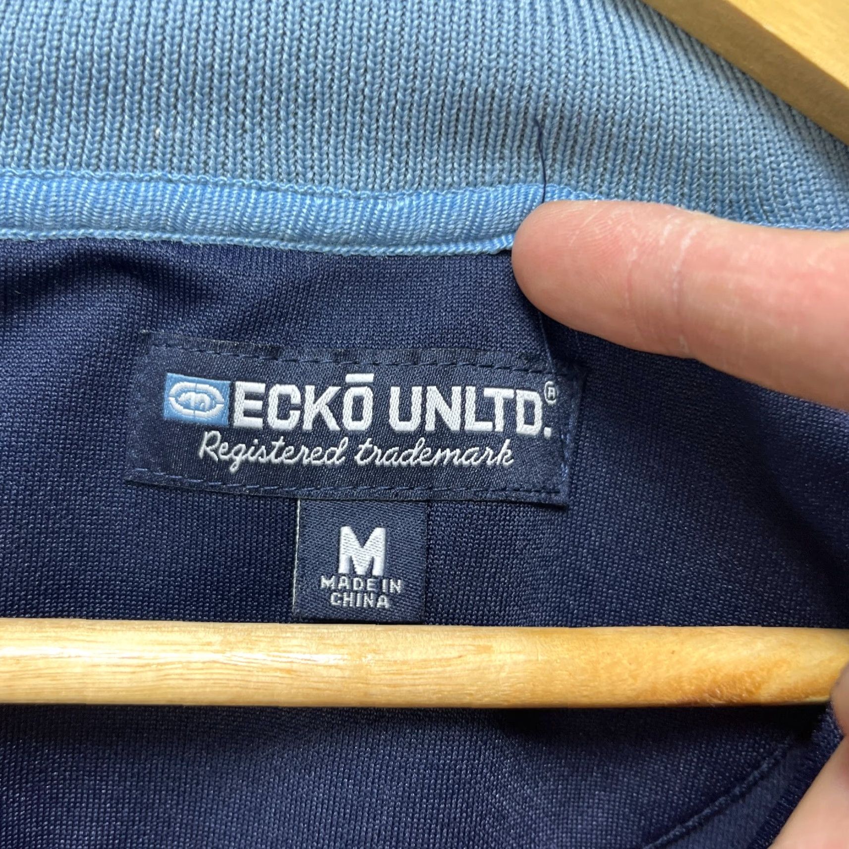 Ecko Unltd. VINTAGE Ecko UNLTD Track Jacket Medium M Blue Zip Mens Size US M / EU 48-50 / 2 - 7 Thumbnail