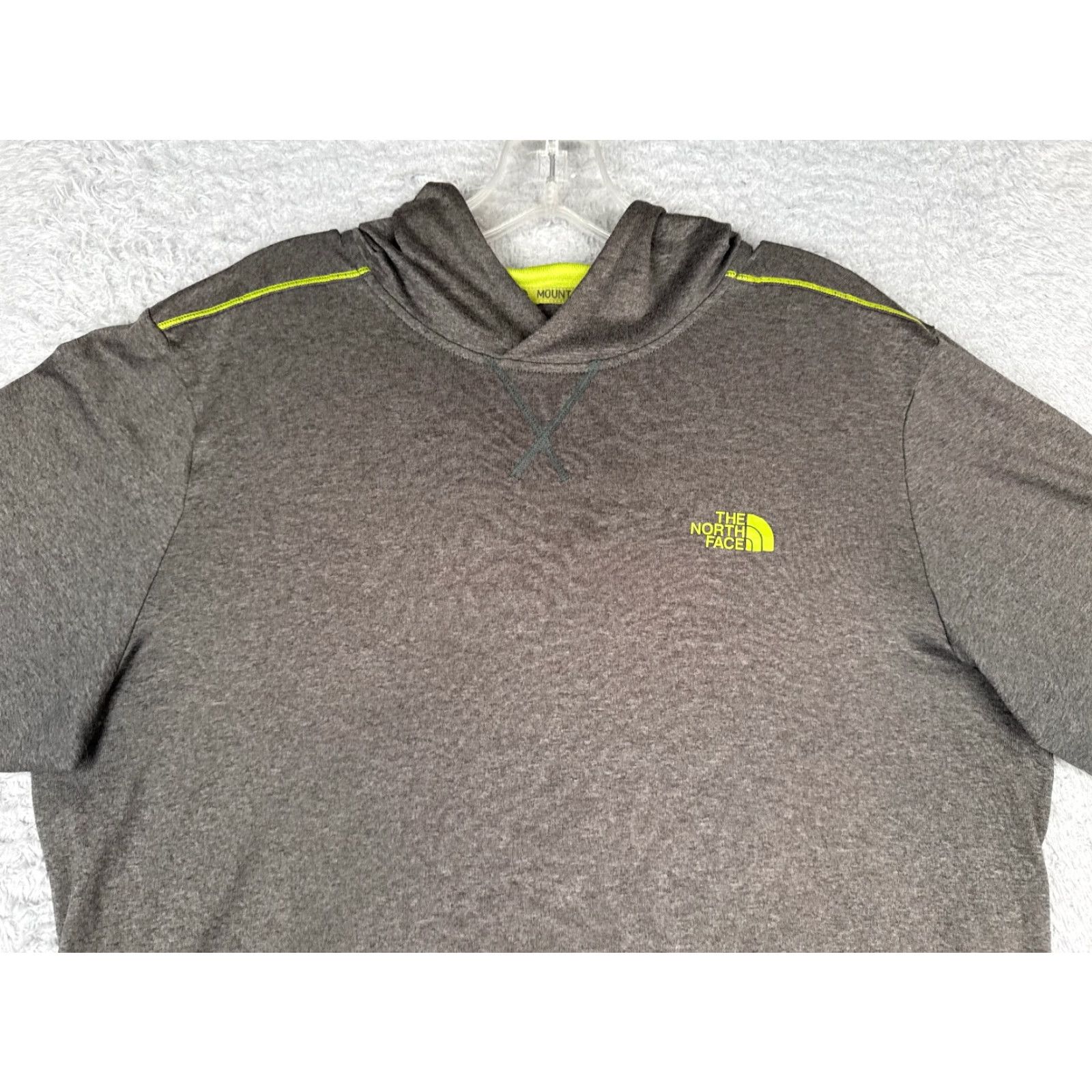 The North Face The North Face Shirt Men Large Gray Long Sleeve Hooded Flashdry Polyester READ Size L / US 10 / IT 46 - 4 Thumbnail