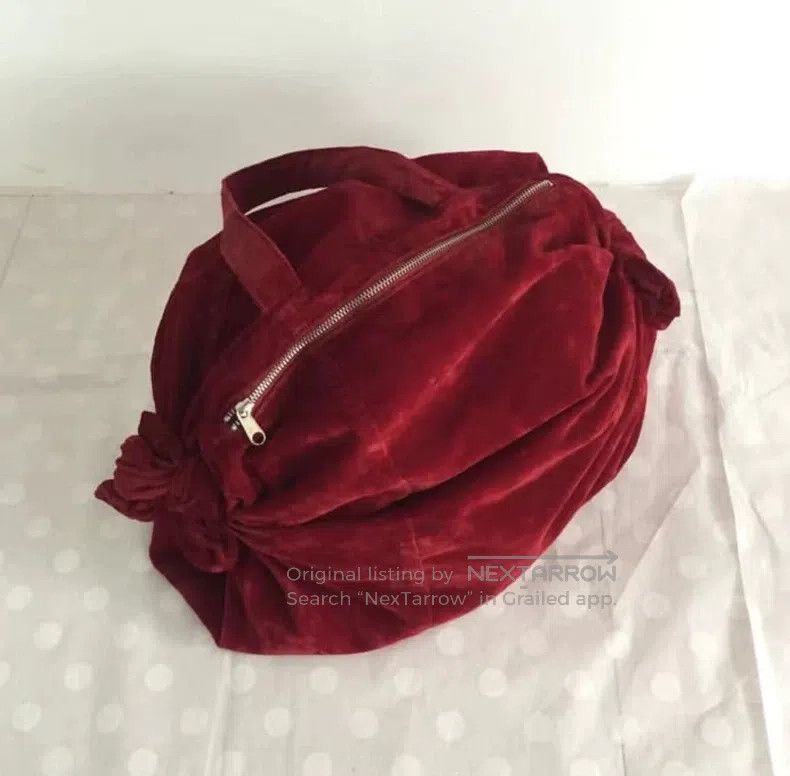 Comme des Garcons Comme des Garcons Christmas red velvet handbag Size ONE SIZE - 8 Thumbnail