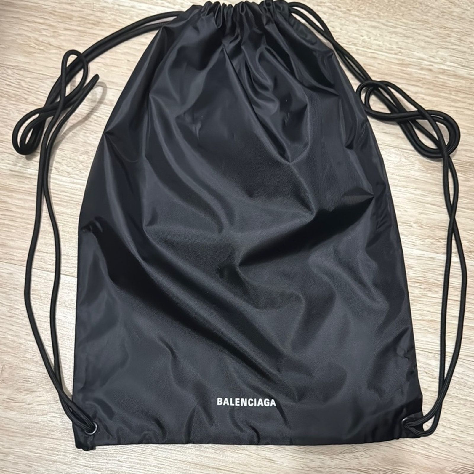 Balenciaga Balenciaga Black String Backpack Size ONE SIZE - 1 Thumbnail