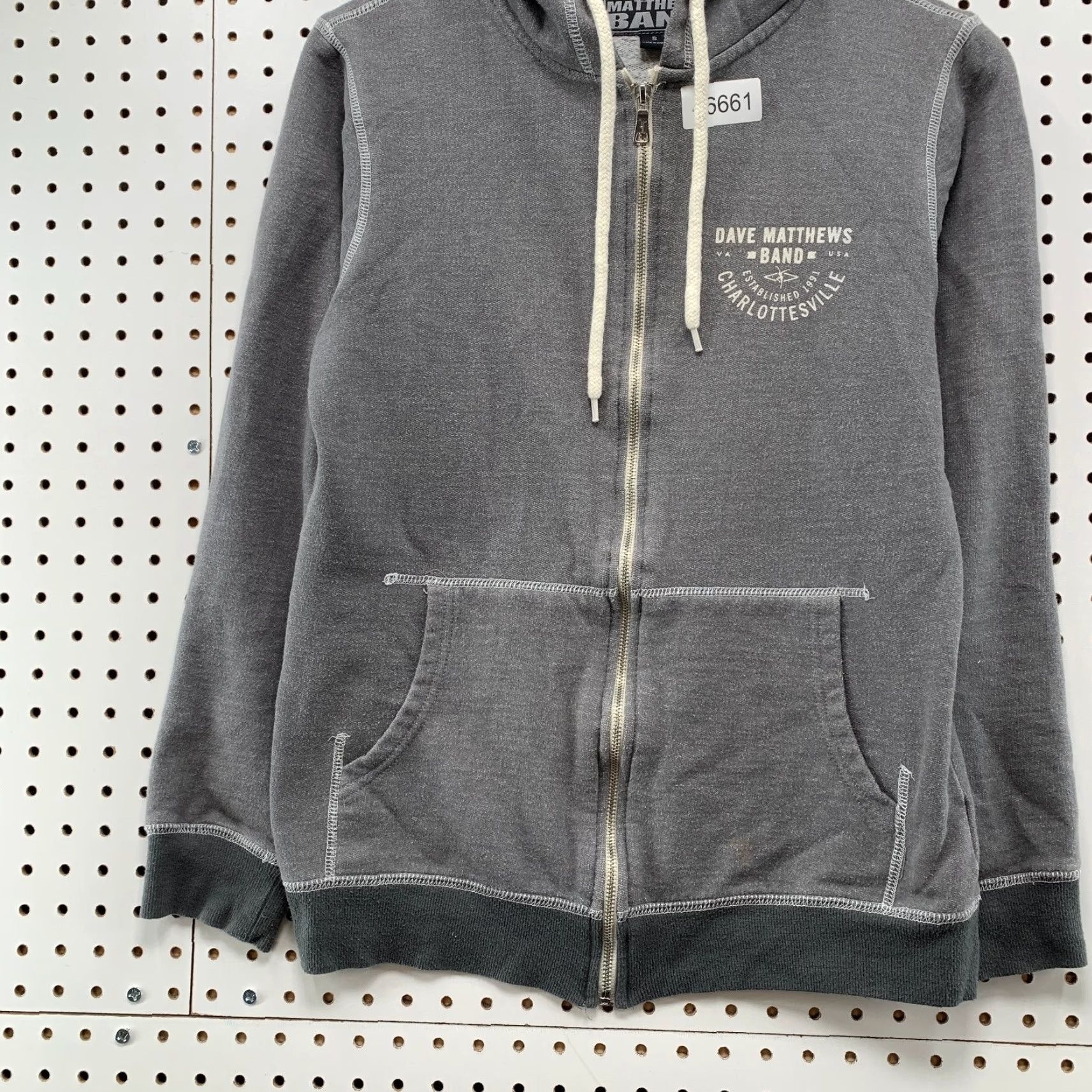 Vintage VINTAGE Dave Matthews Band Hoodie Sweatshirt Mens S Gray Music Charlottesville Size US S / EU 44-46 / 1 - 4 Thumbnail