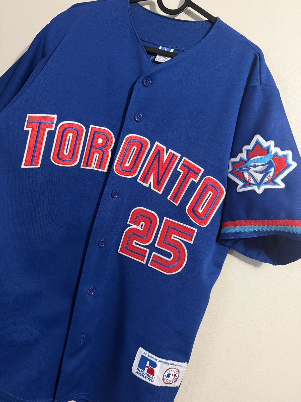 MLB 2001 Russell Athletic Toronto Blue Jays Delgado MLB Jersey Size US M / EU 48-50 / 2 - 4 Thumbnail