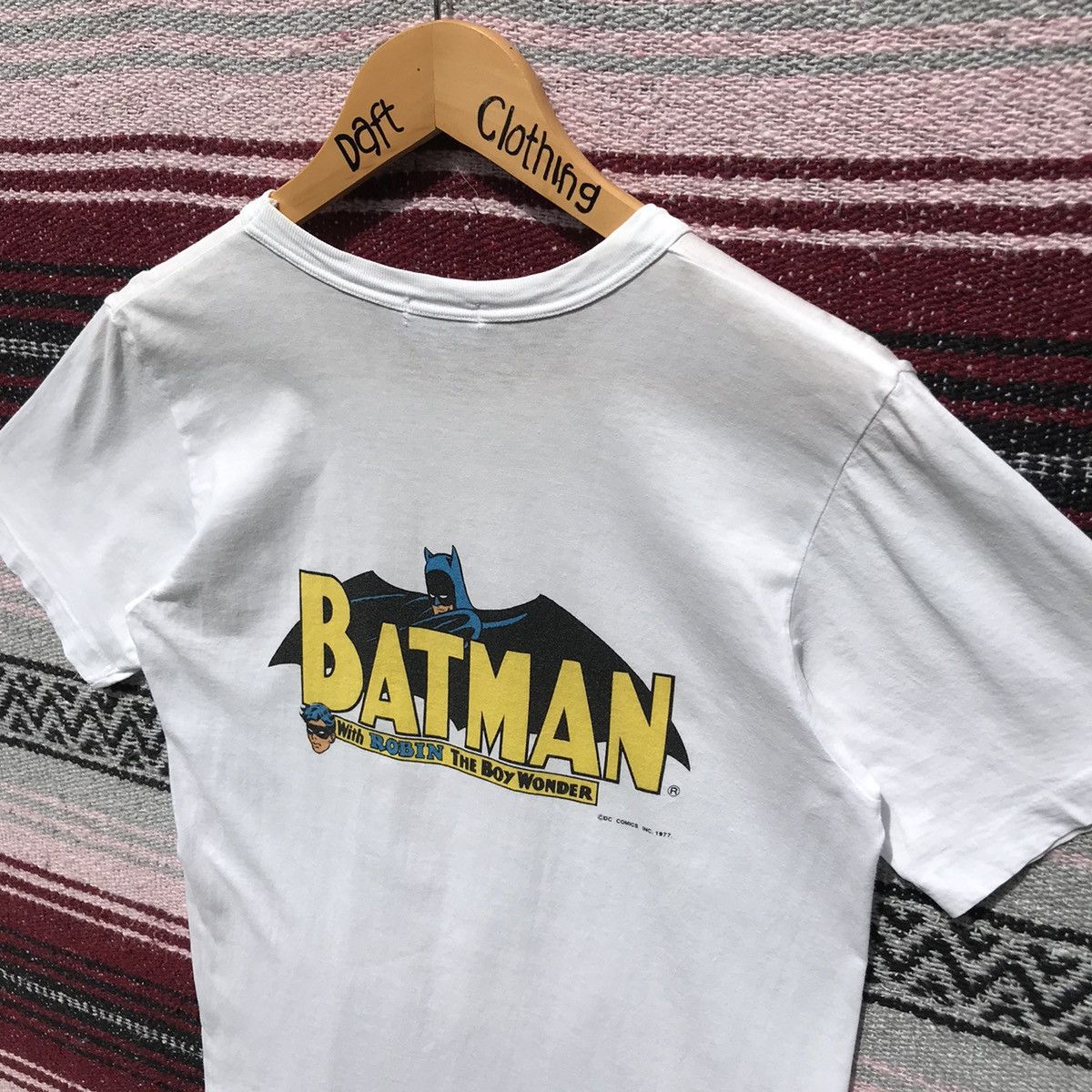 DC Comics 💥Rare💥70s Vintage Batman & Robin The Boy Wander Shirt©️1977 Size US S / EU 44-46 / 1 - 6 Thumbnail