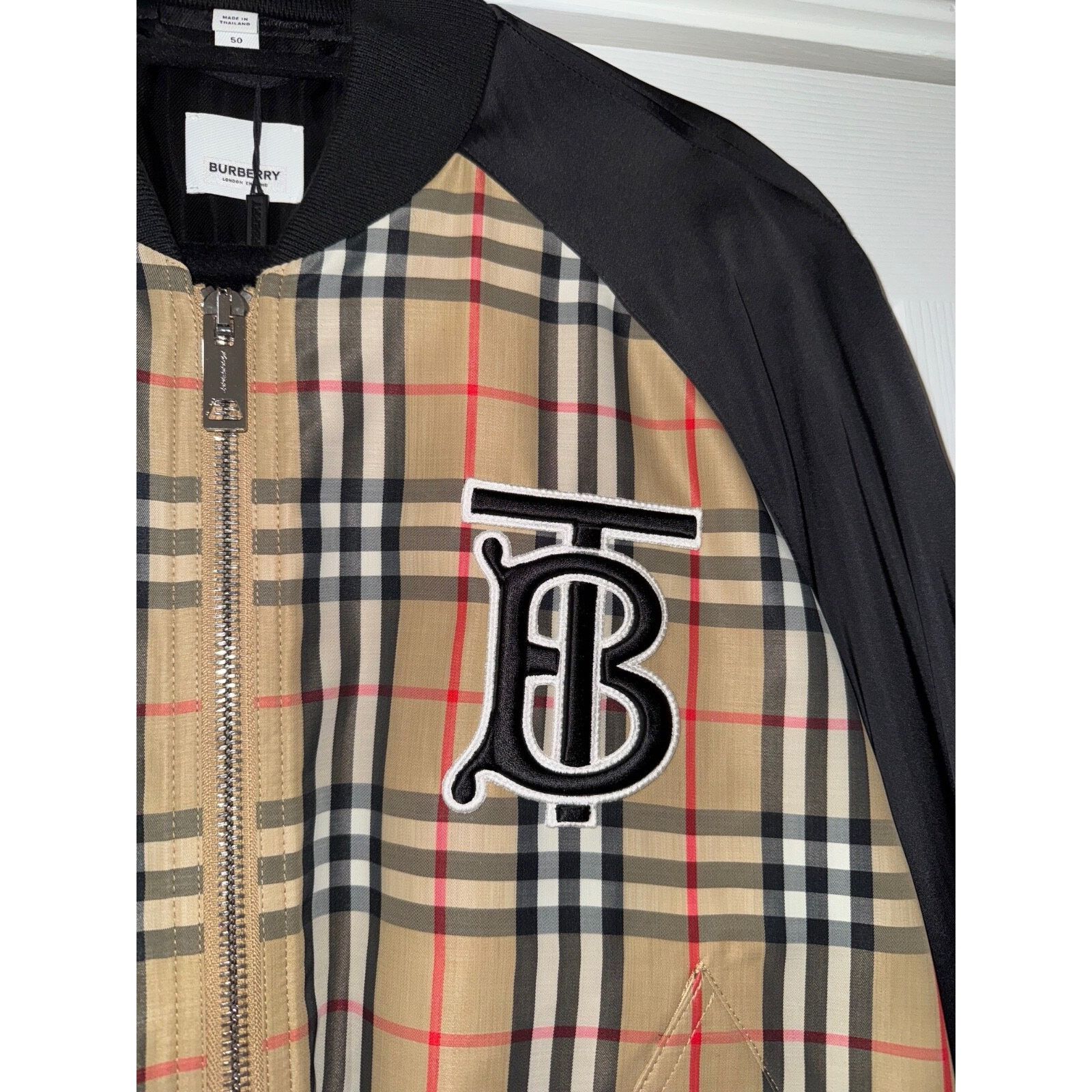 Burberry Burberry Harlington Nova Archive Bomber Varsity Jacket 50 40 Size US M / EU 48-50 / 2 - 7 Thumbnail