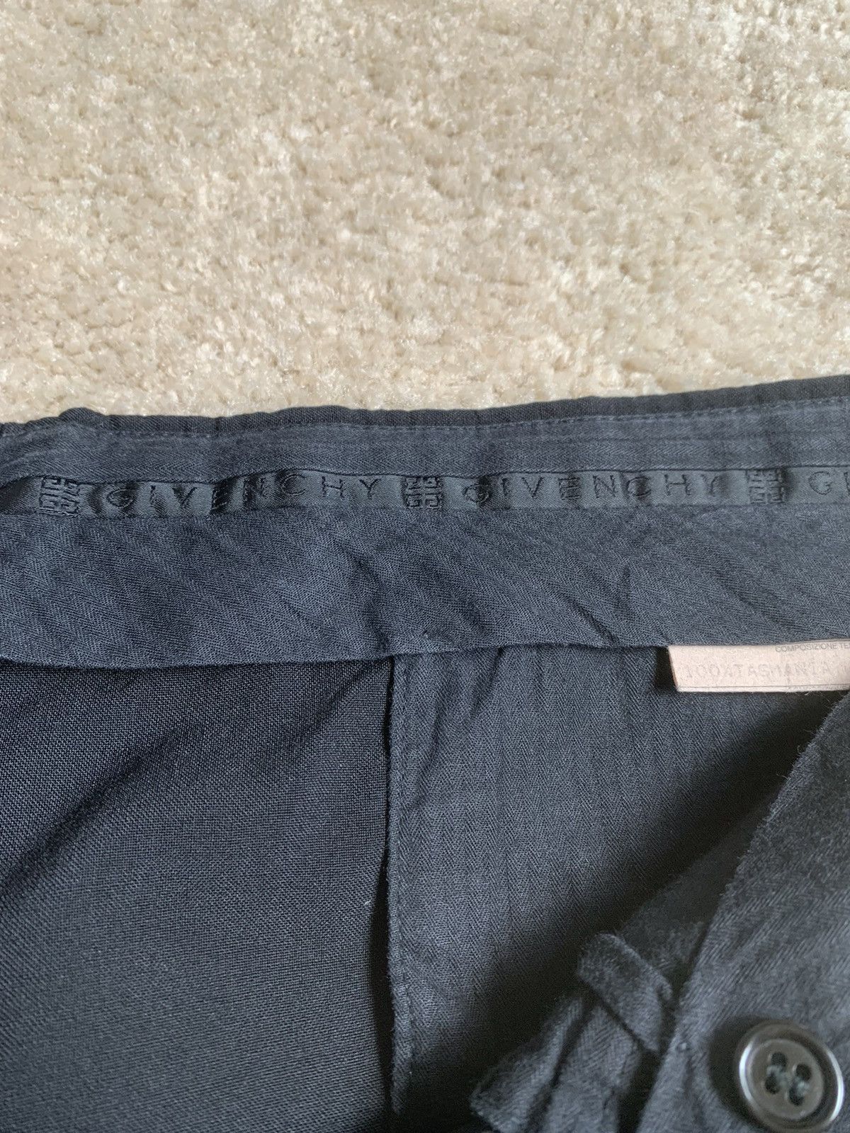 Givenchy Givenchy Retro/Vintage Trousers 100% Tasmanian Wool Size US 35 - 5 Thumbnail