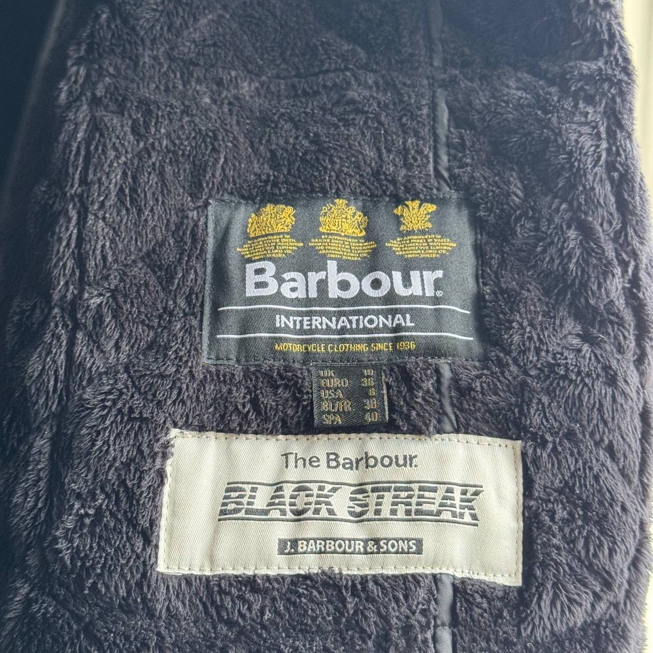 Barbour Barbour Quilted Katana Fur Nylon Moto Black Racing Jacket Size M / US 6-8 / IT 42-44 - 13 Thumbnail