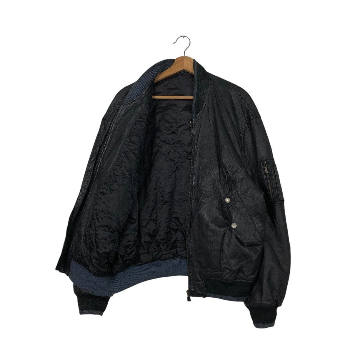 Japanese Brand VINTAGE BIKER LEATHER JACKET BALL INTERNATIONAL ISSEYMIYAKE Size US M / EU 48-50 / 2 - 13 Thumbnail