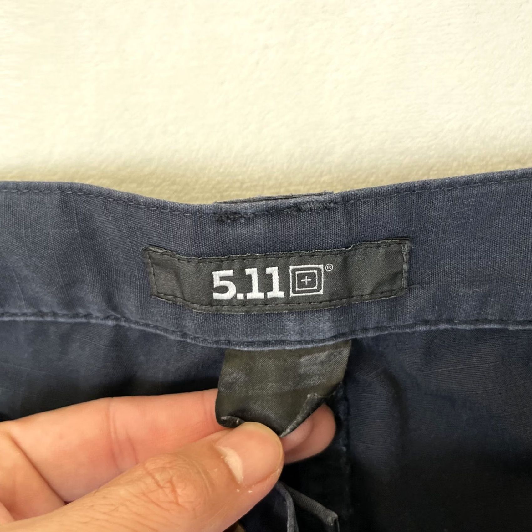Vintage 5.11 Tactical Cargo Pants 38x32 Blue Ripstop Workwear Utility Stretch Waist Size US 38 / EU 54 - 7 Thumbnail