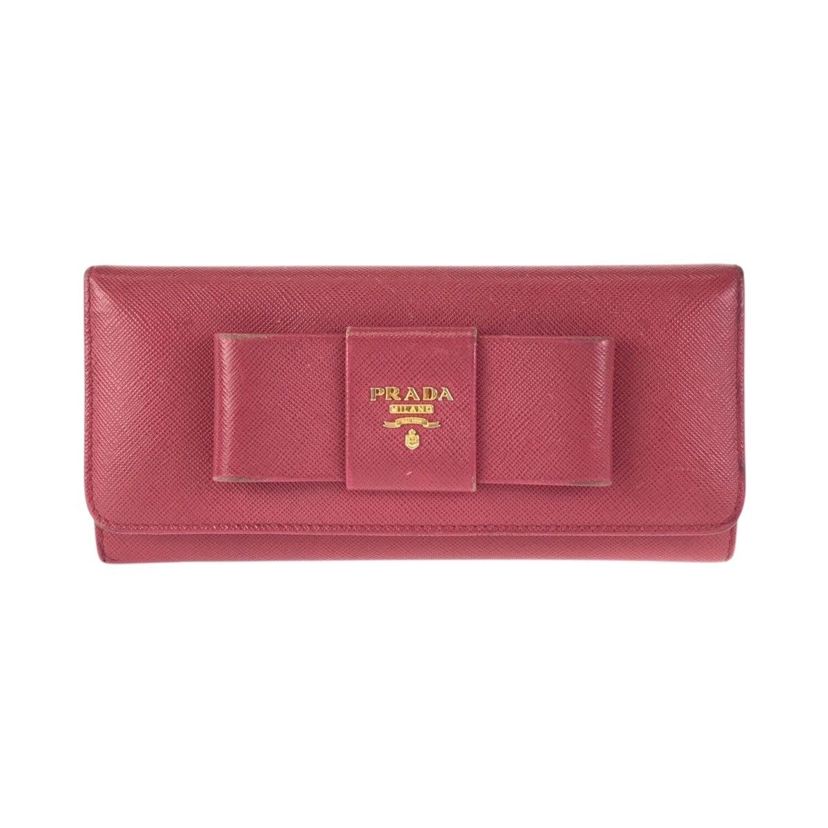 Prada Prada Prada Saffiano Leather Long Wallet Leather Long Wallet DUTY FREE for USA Size ONE SIZE - 1 Thumbnail
