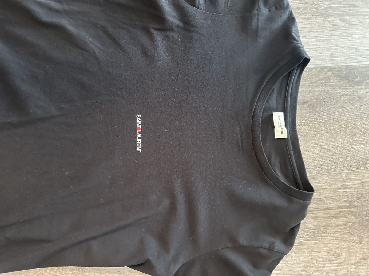 Saint Laurent Paris SAINT LAURENT RIVE GAUCHE T-SHIRT Size US M / EU 48-50 / 2 - 4 Thumbnail