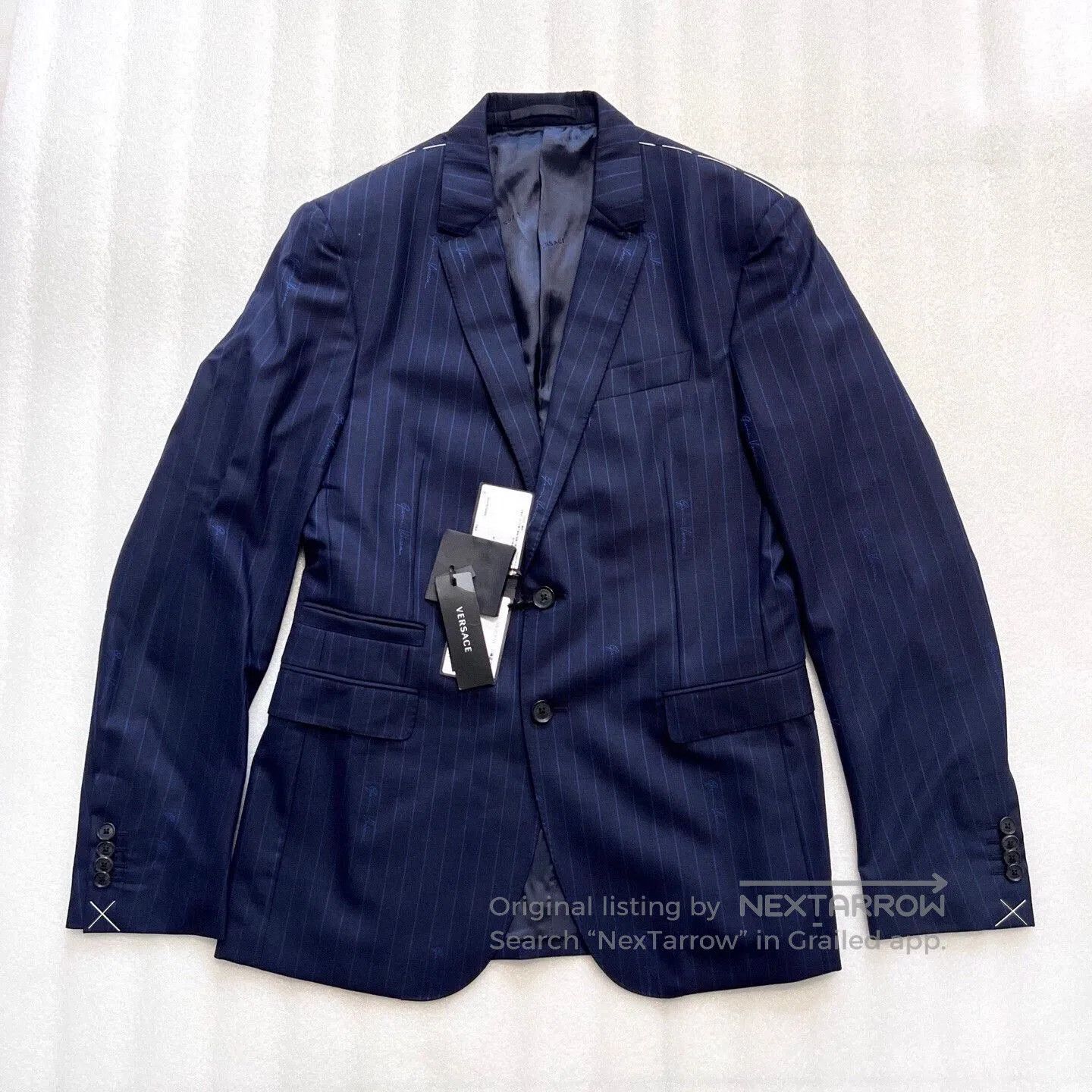 Versace Versace Men's Wool Suit Jacket. Size US M / EU 48-50 / 2 - 1 Thumbnail