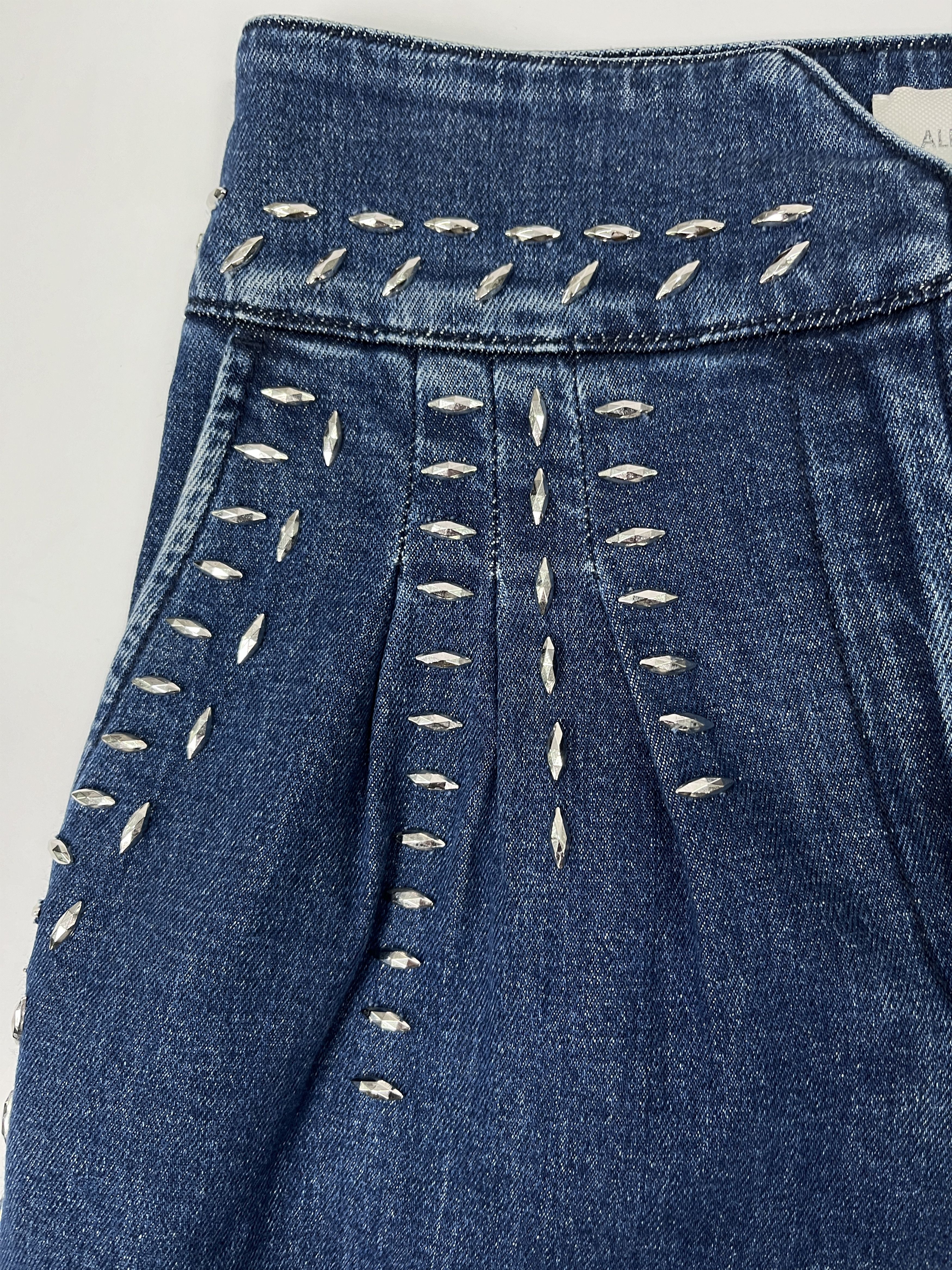 Alberta Ferretti Blue High Waist Baggy Jeans Size 27" / US 4 / IT 40 - 3 Thumbnail