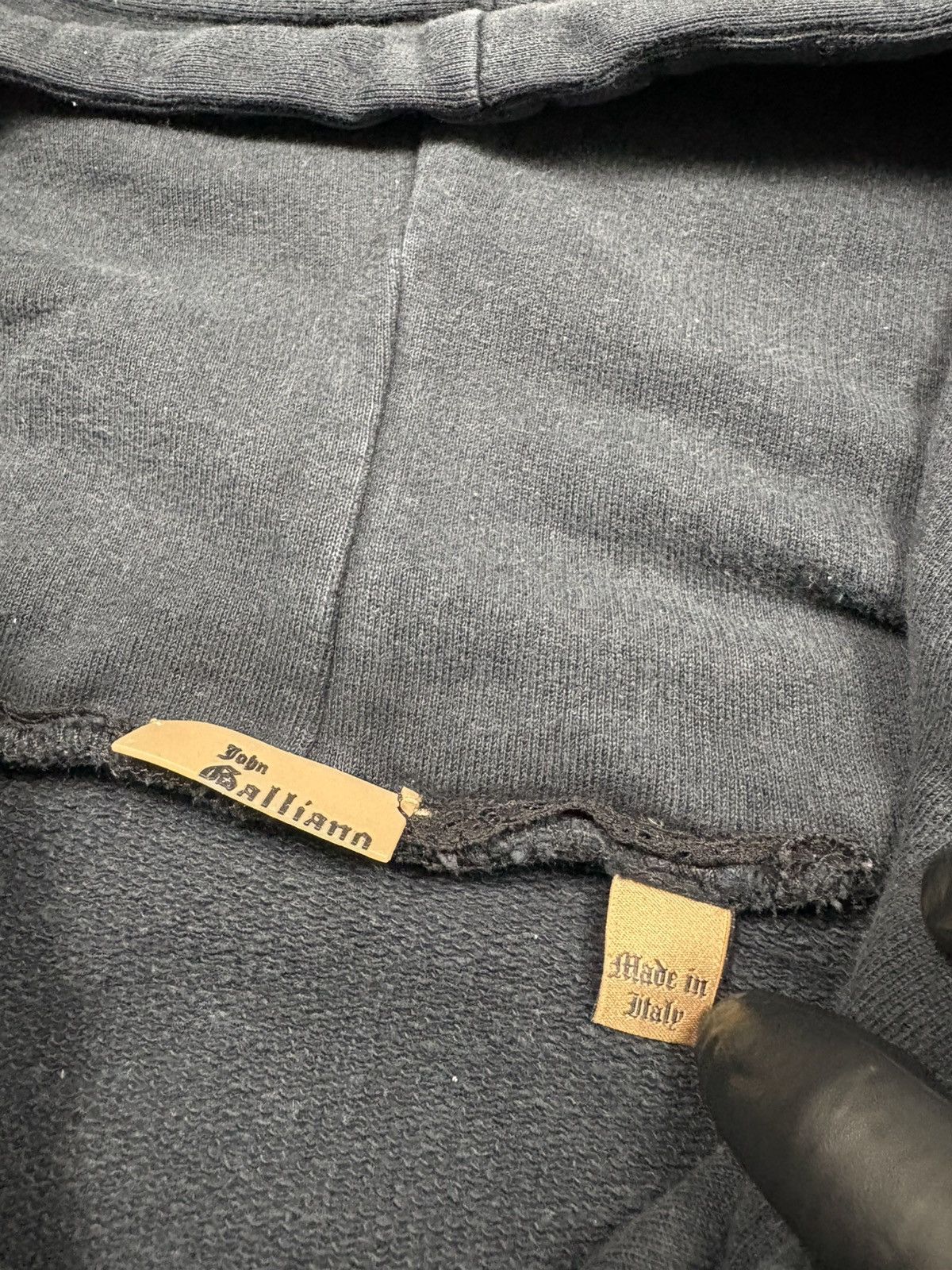 John Galliano John Galliano Archive 2000s Monkey Graphic Zip Hoodie Y2K XL Size US XL / EU 56 / 4 - 15 Thumbnail