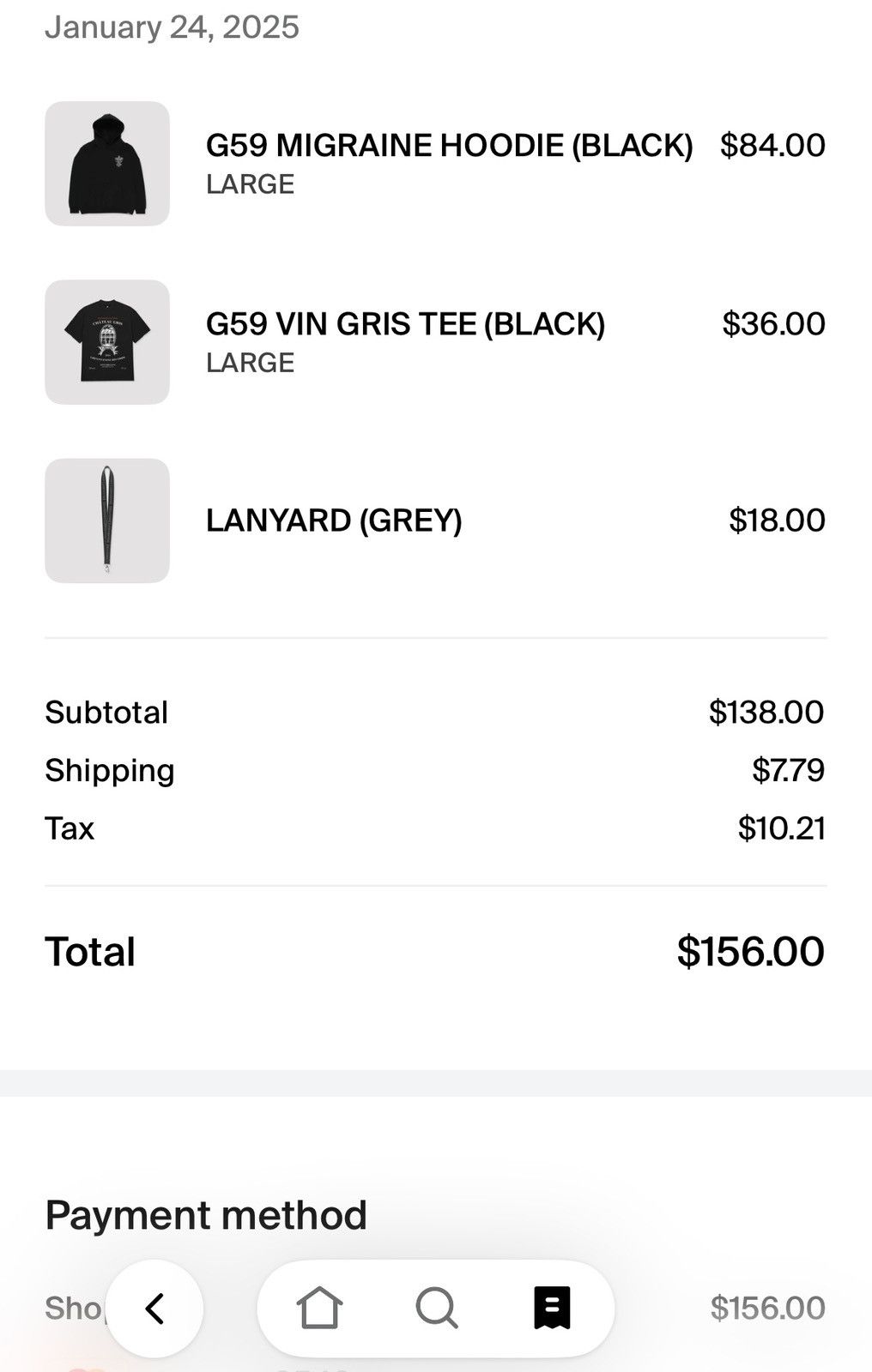G59 Records G59 VIN GRIS TEE Size US L / EU 52-54 / 3 - 3 Thumbnail