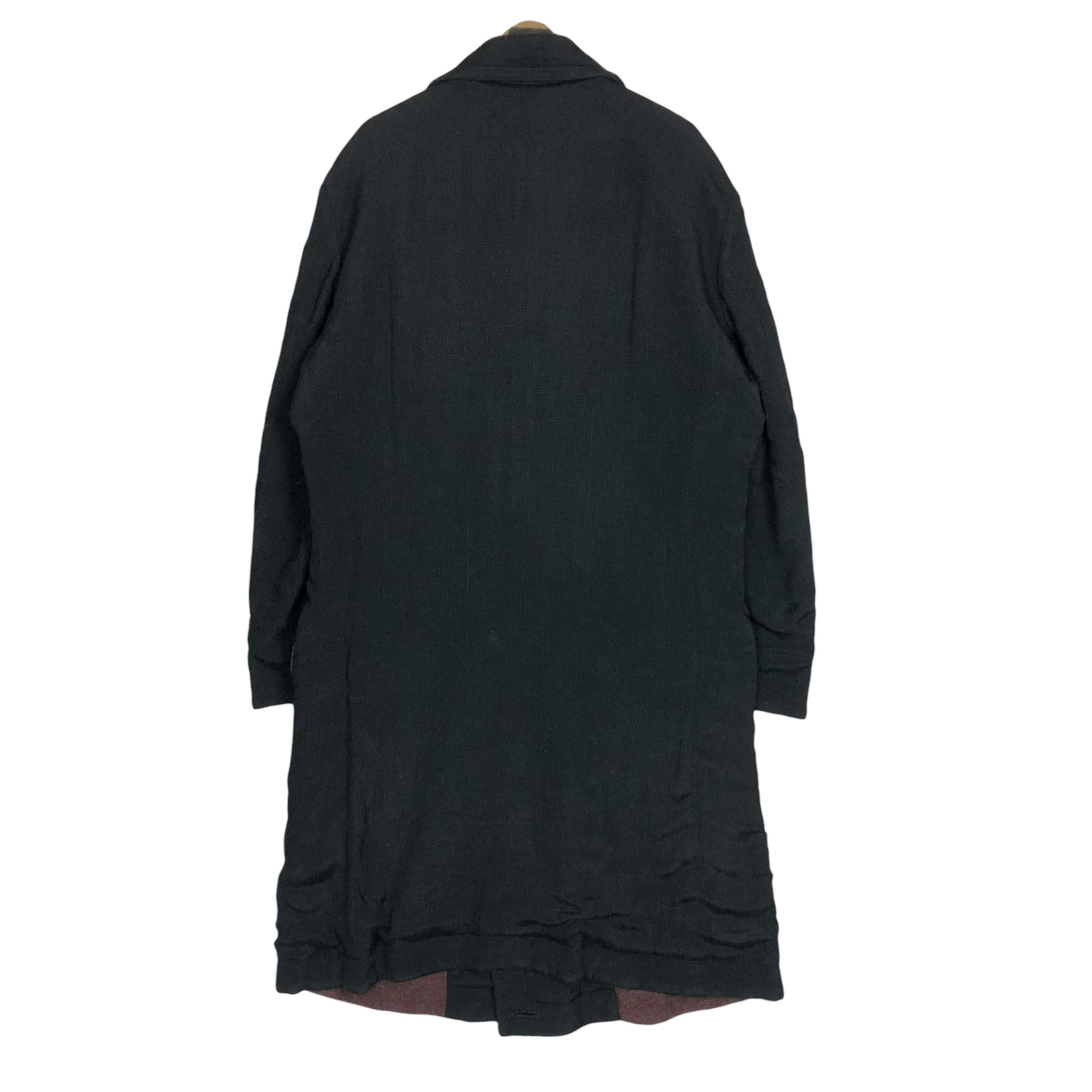 Issey Miyake Vintage Issey Miyake Men A/W 1995 Double Breasted Overcoat Size US L / EU 52-54 / 3 - 17 Thumbnail