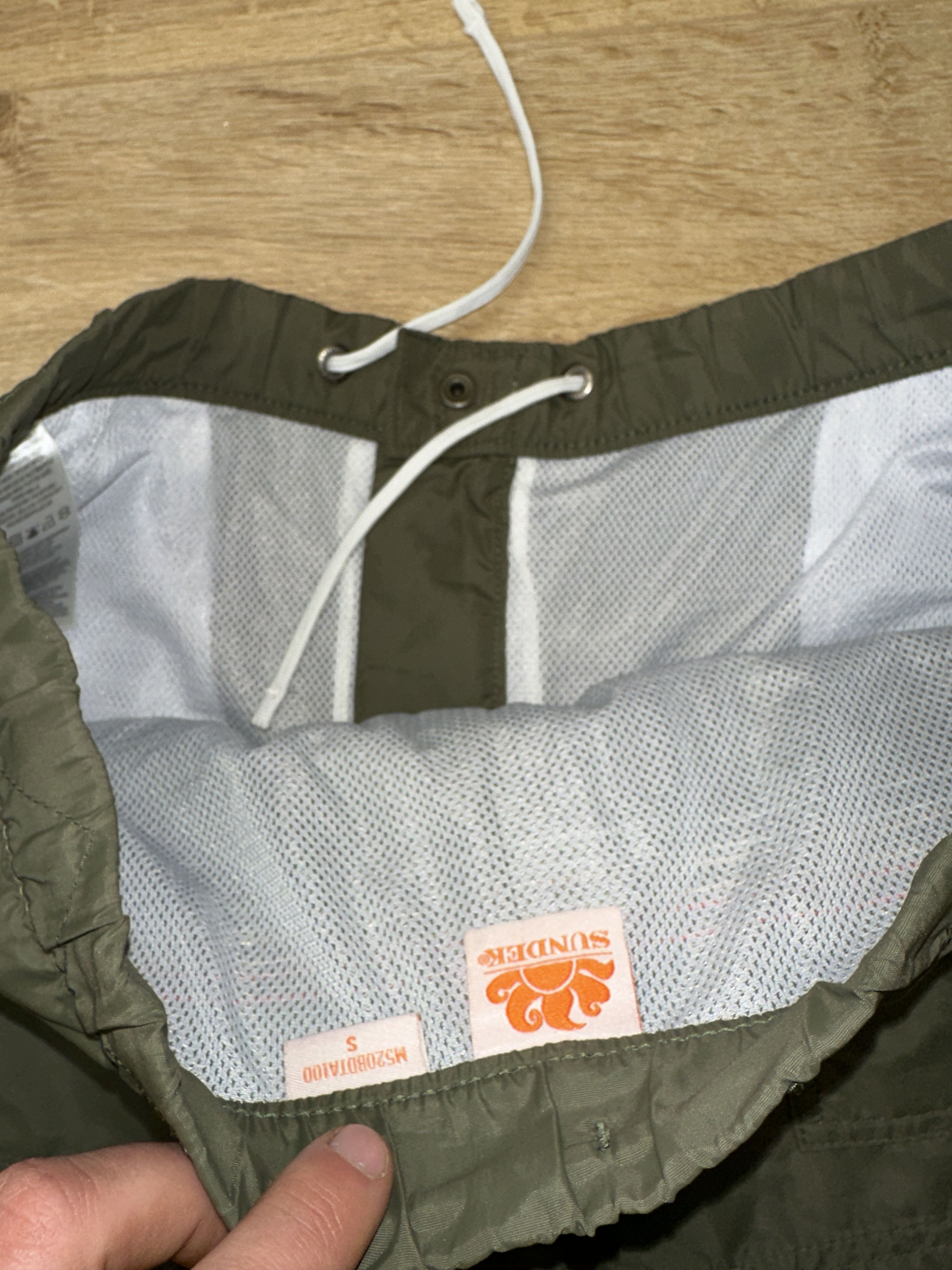 Sundek Sundek Swim Shorts Size S M520BDTA100 Nylon Zip Fly Size US 30 / EU 46 - 4 Thumbnail