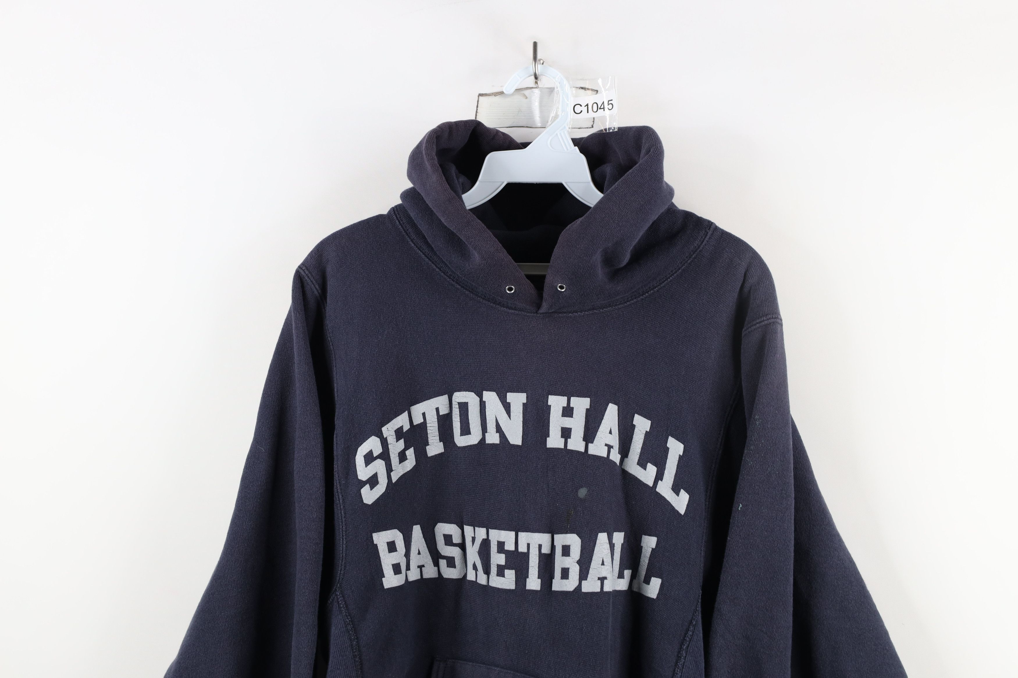 Vintage Vintage 70s 80s Sand Knit Basketball Reverse Weave Hoodie Size US S / EU 44-46 / 1 - 2 Thumbnail