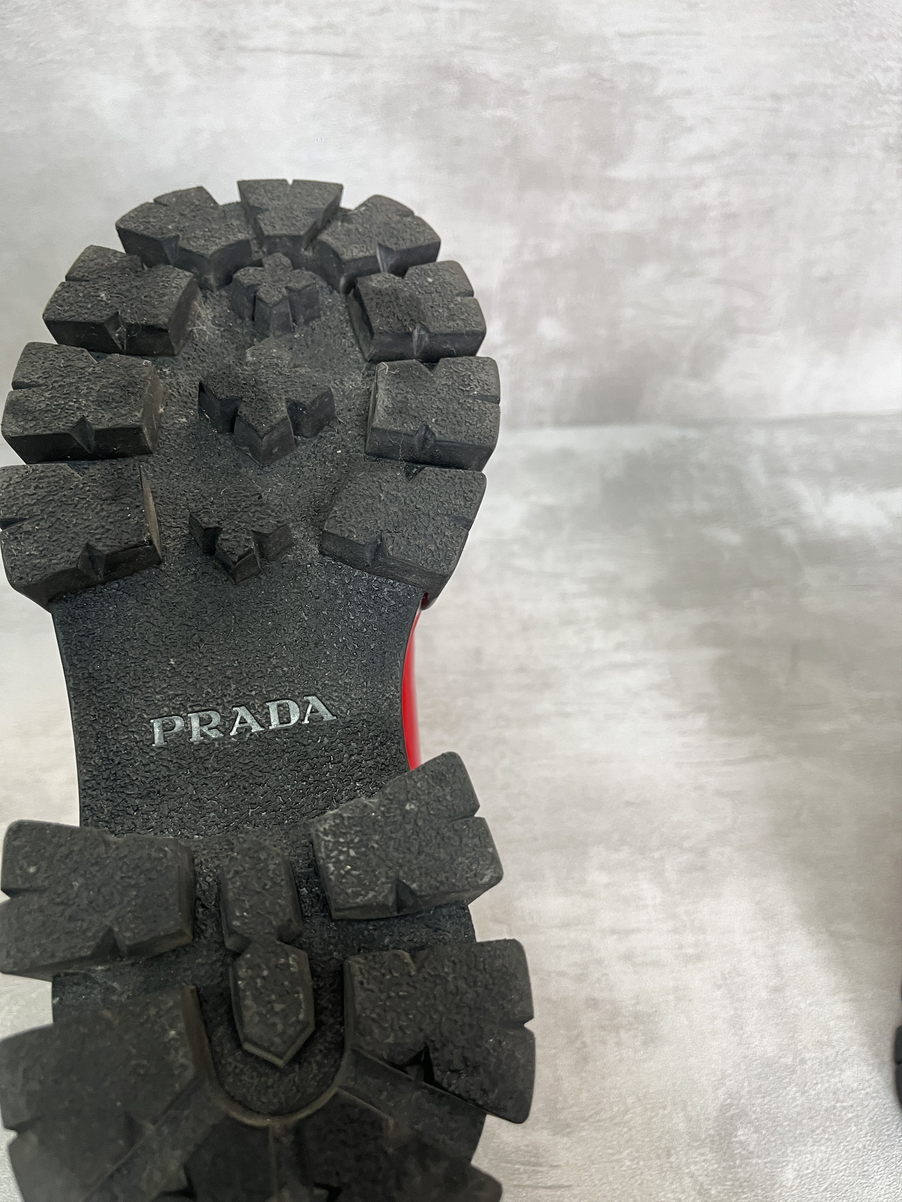 Prada Prada Monolith Patent Leather Ankle Boots Size US 6 / IT 36 - 6 Thumbnail