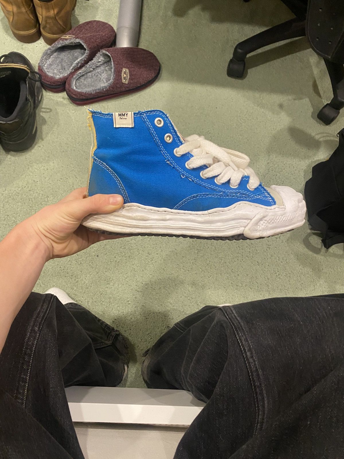 Maison MIHARA YASUHIRO Maison Mihara Yasuhiro High Blue Purple Size US 10 / EU 43 - 3 Thumbnail