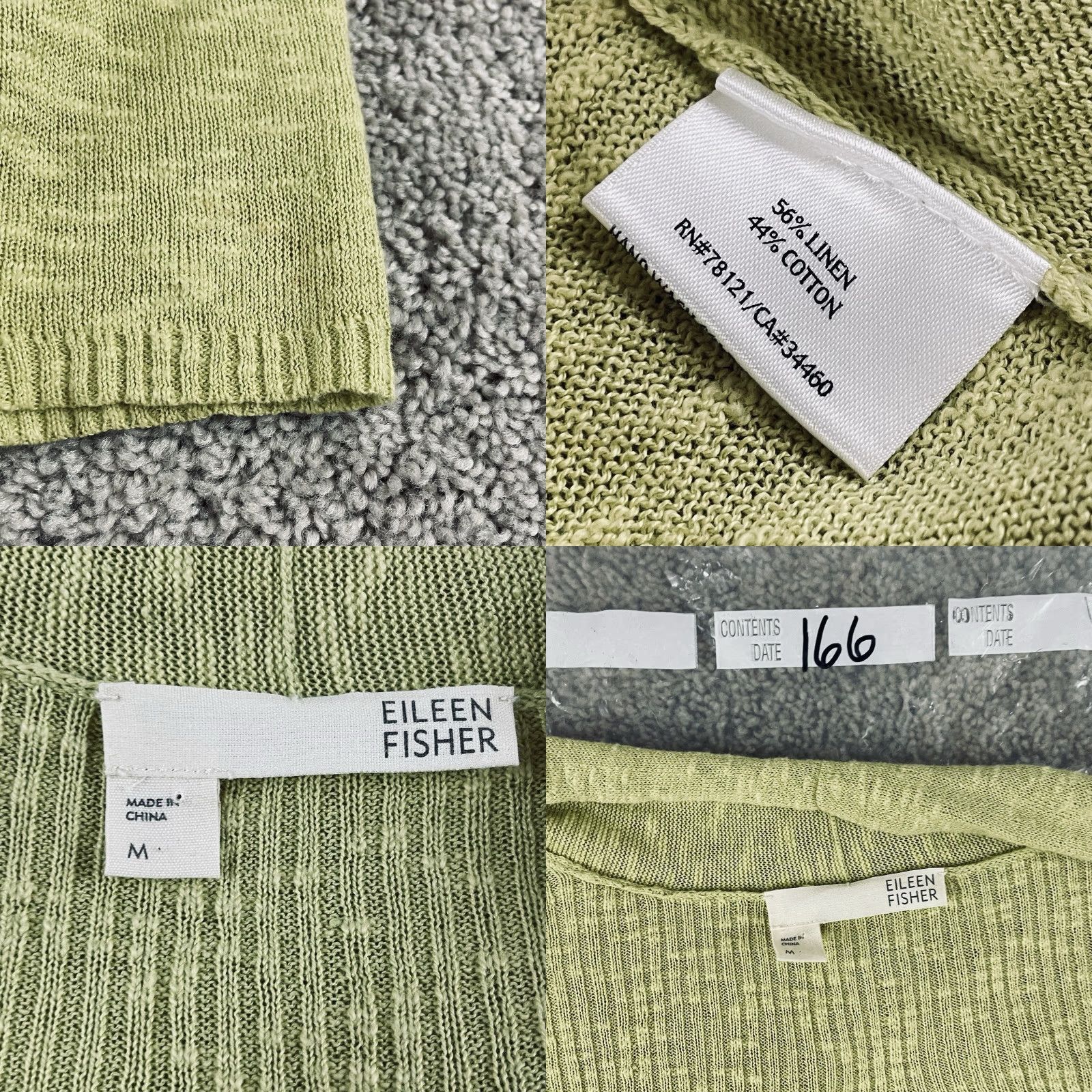 Eileen Fisher Eileen Fisher Cardigan Medium Linen Open Handkerchief Hem Quiet Luxury 166 Size M / US 6-8 / IT 42-44 - 8 Thumbnail