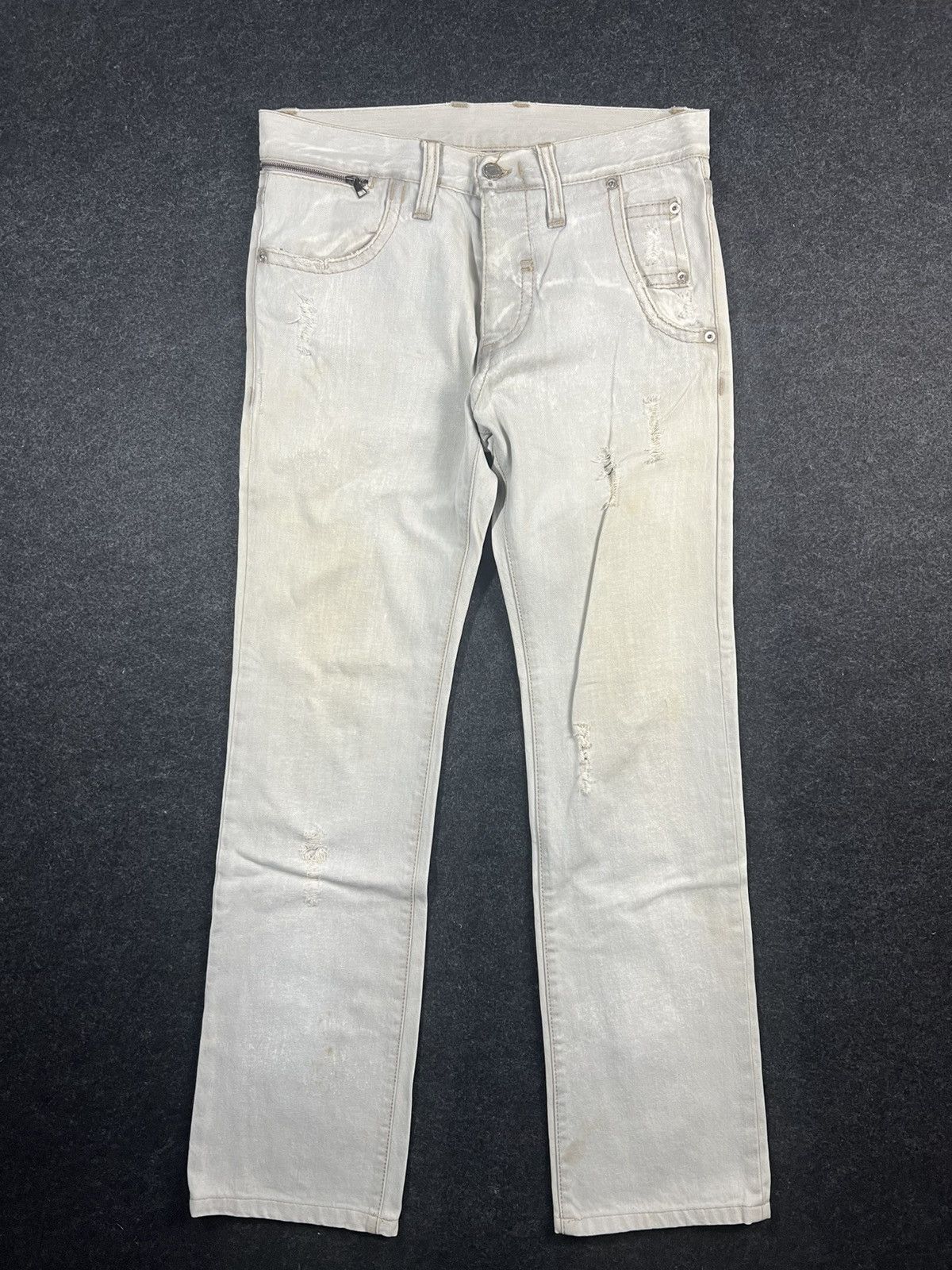 Neil Barrett Made In USA Distressed Vintage Neil Barrett Jeans RARE Size US 32 / EU 48 - 1 Thumbnail