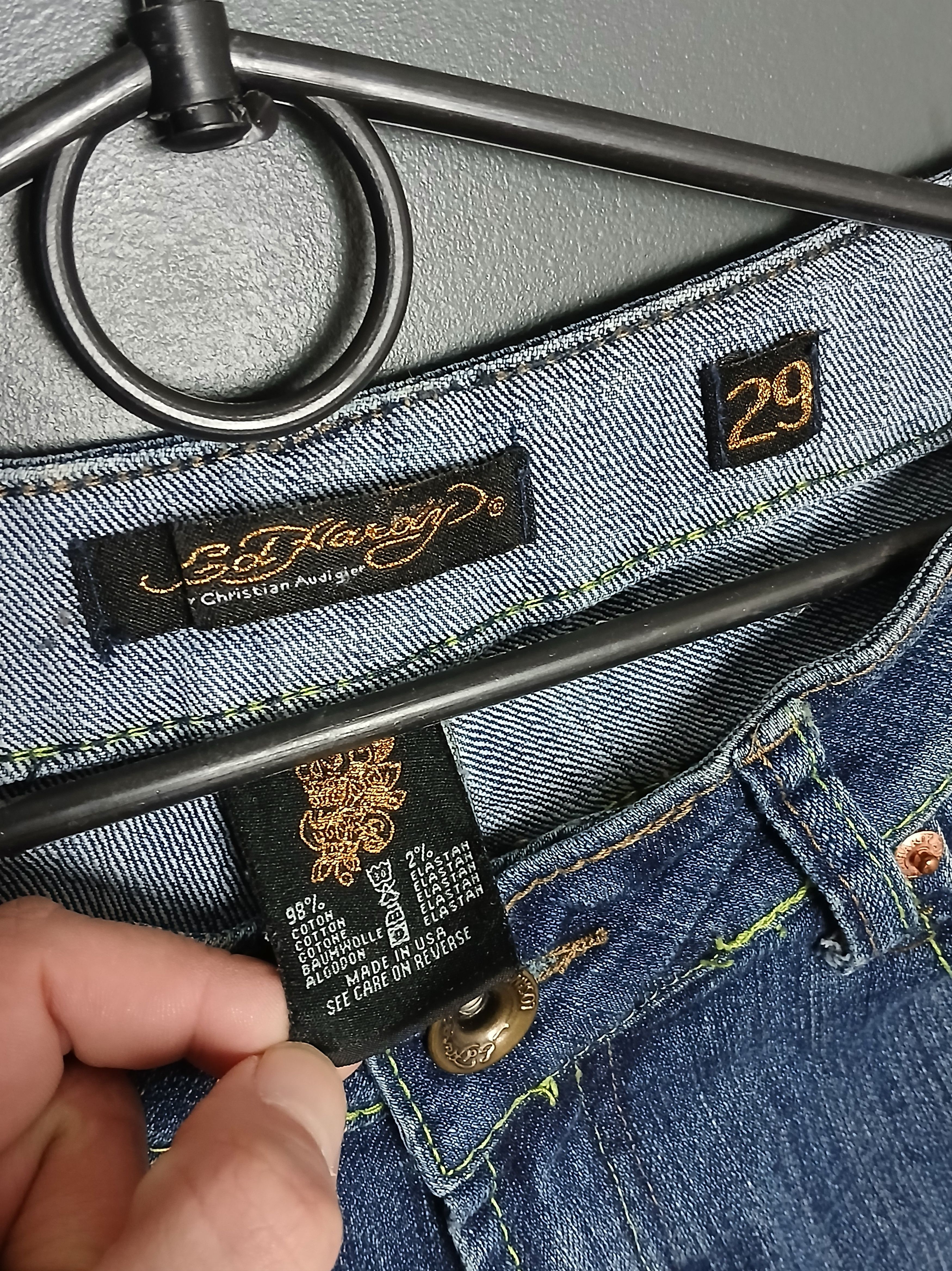 Christian Audigier × Ed Hardy Ed Hardy Christian Audigier Jeans Pants size 29 Size 29" - 11 Thumbnail