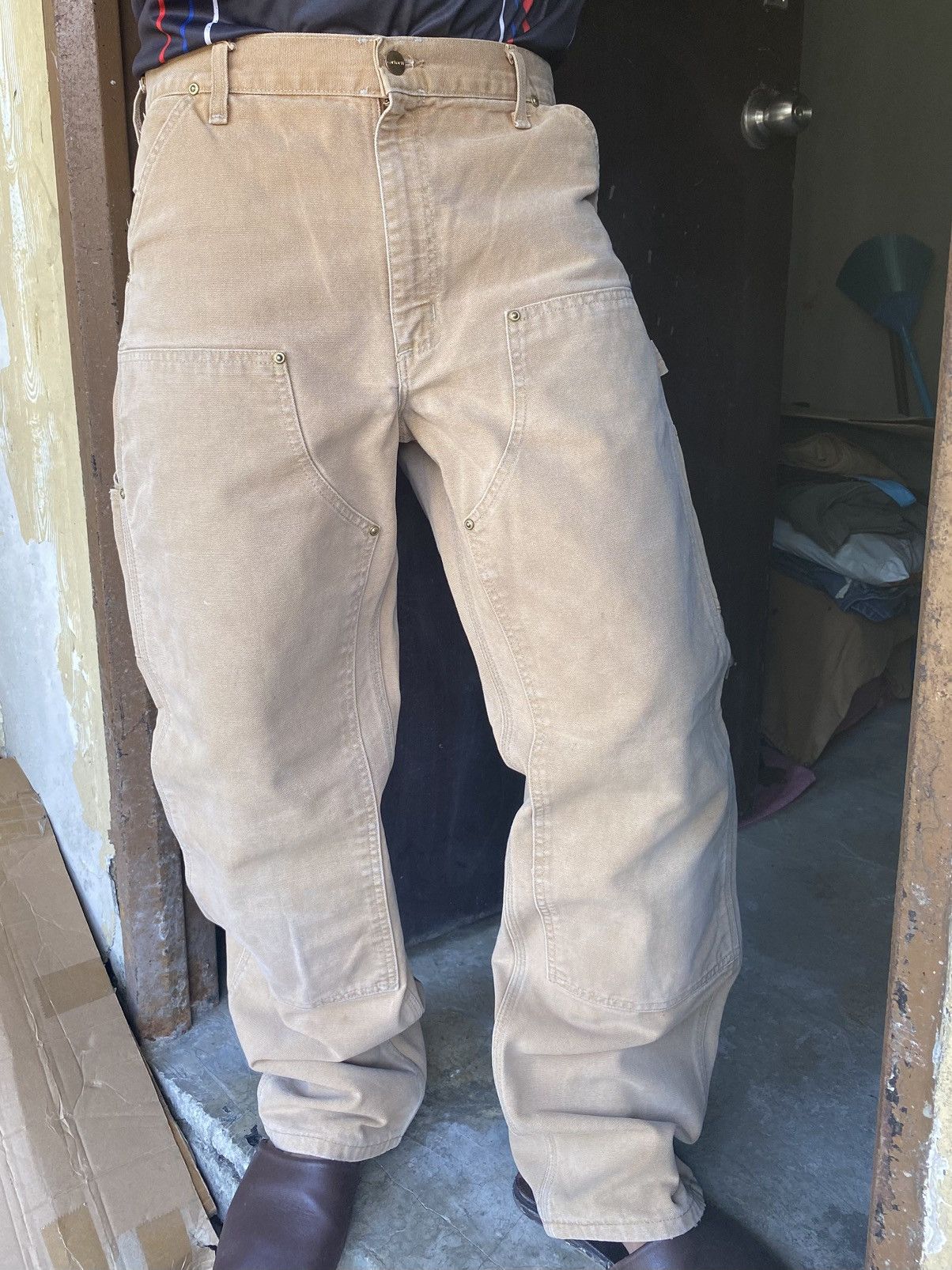Carhartt Vintage 1995 Carhartt Double knee Carpenter pants Size US 34 / EU 50 - 3 Thumbnail