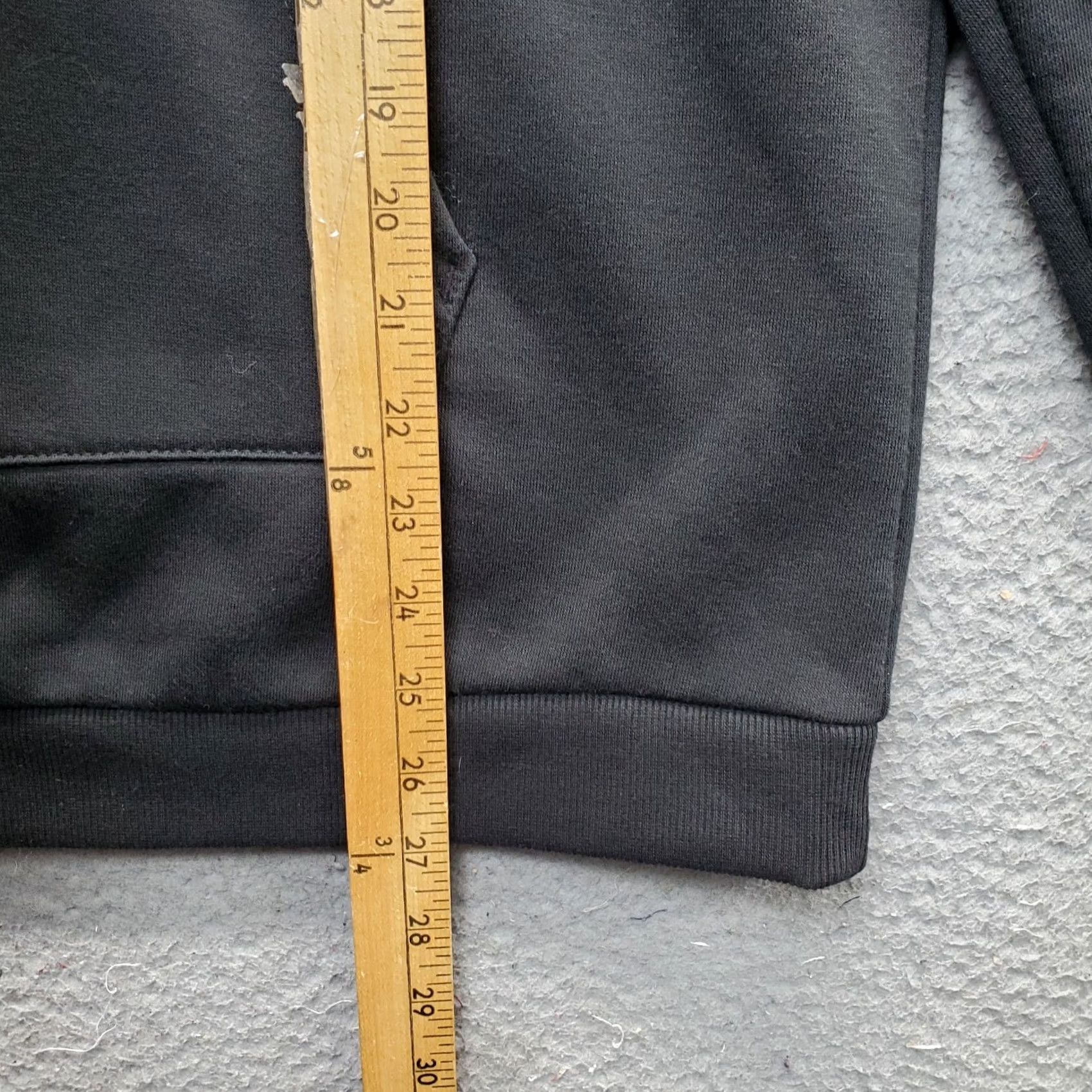 Bebe Bebe Womens Hoodie Size L Black Fleece Lined Sherpa Hood Kangaroo Pockets Pullover Size L / US 10 / IT 46 - 4 Thumbnail