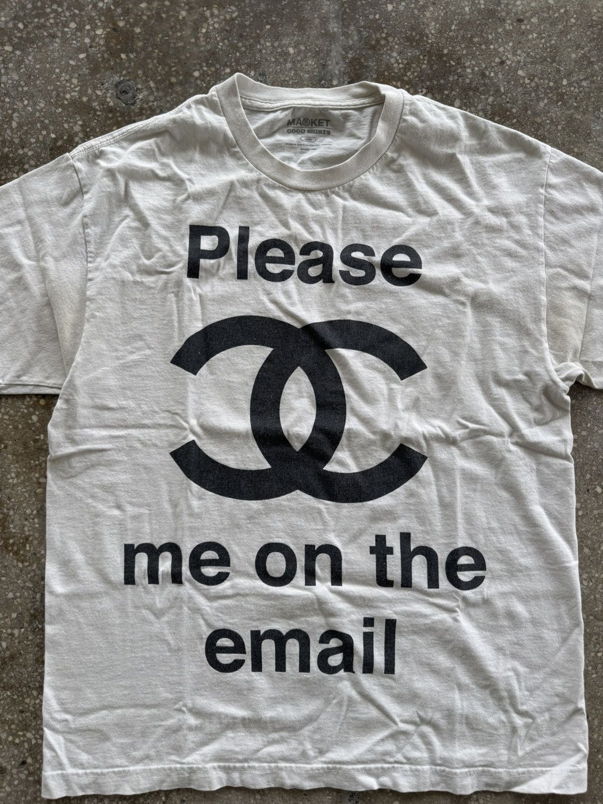 Market CHANEL PLEASE CC ME ON THE EMAIL TEE RARE Size US L / EU 52-54 / 3 - 2 Thumbnail