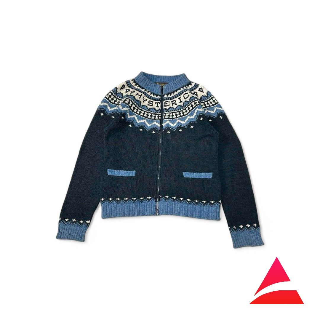 Hysteric Glamour Hysteric Glamour - 90s Vintage Knit Cohit Sweater Blue Size US M / EU 48-50 / 2 - 1 Thumbnail