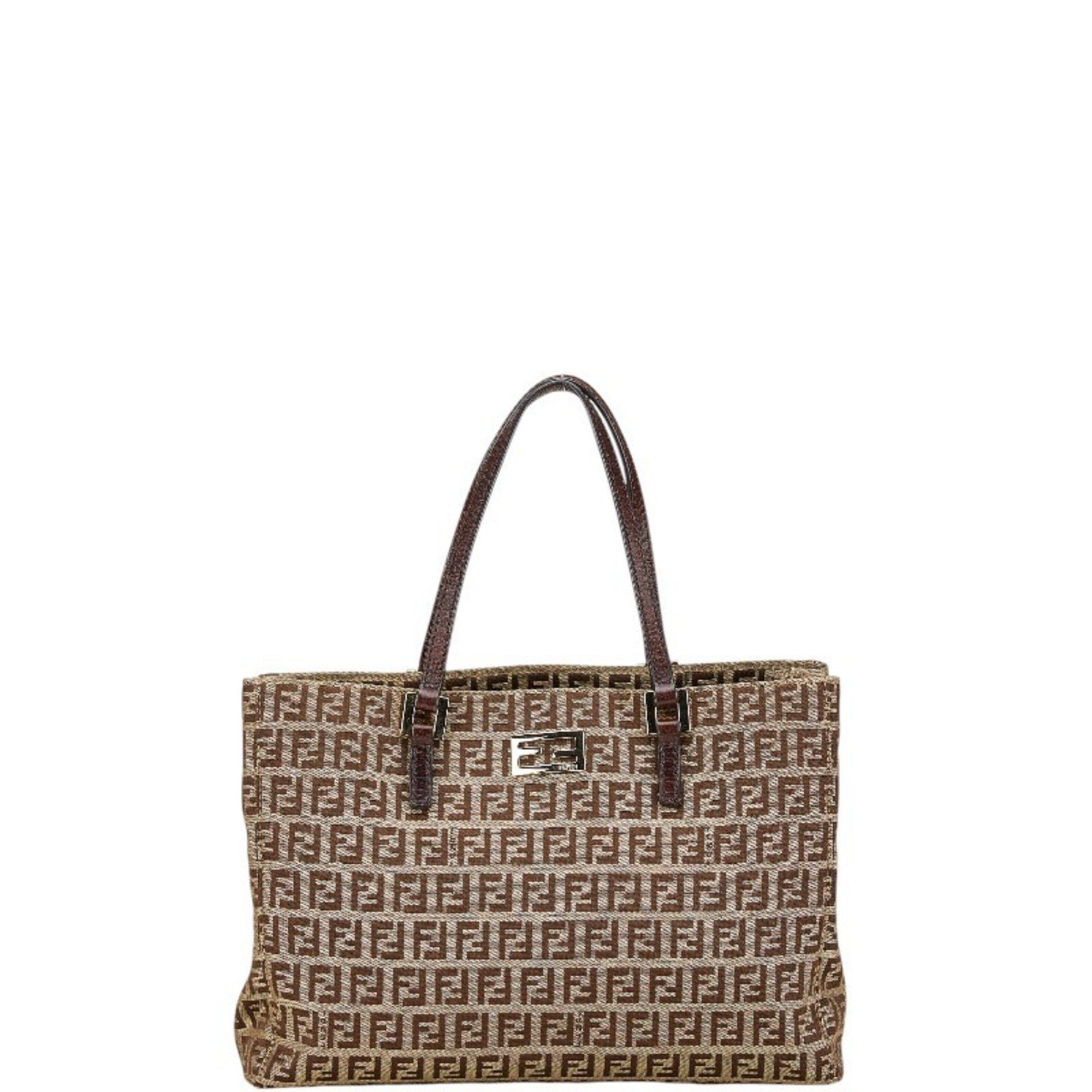 トートバッグ Fendi Beige Jacquard Ff Velvet Roll Large Shopper Bag Roll Large Fabric Beige | Fendi