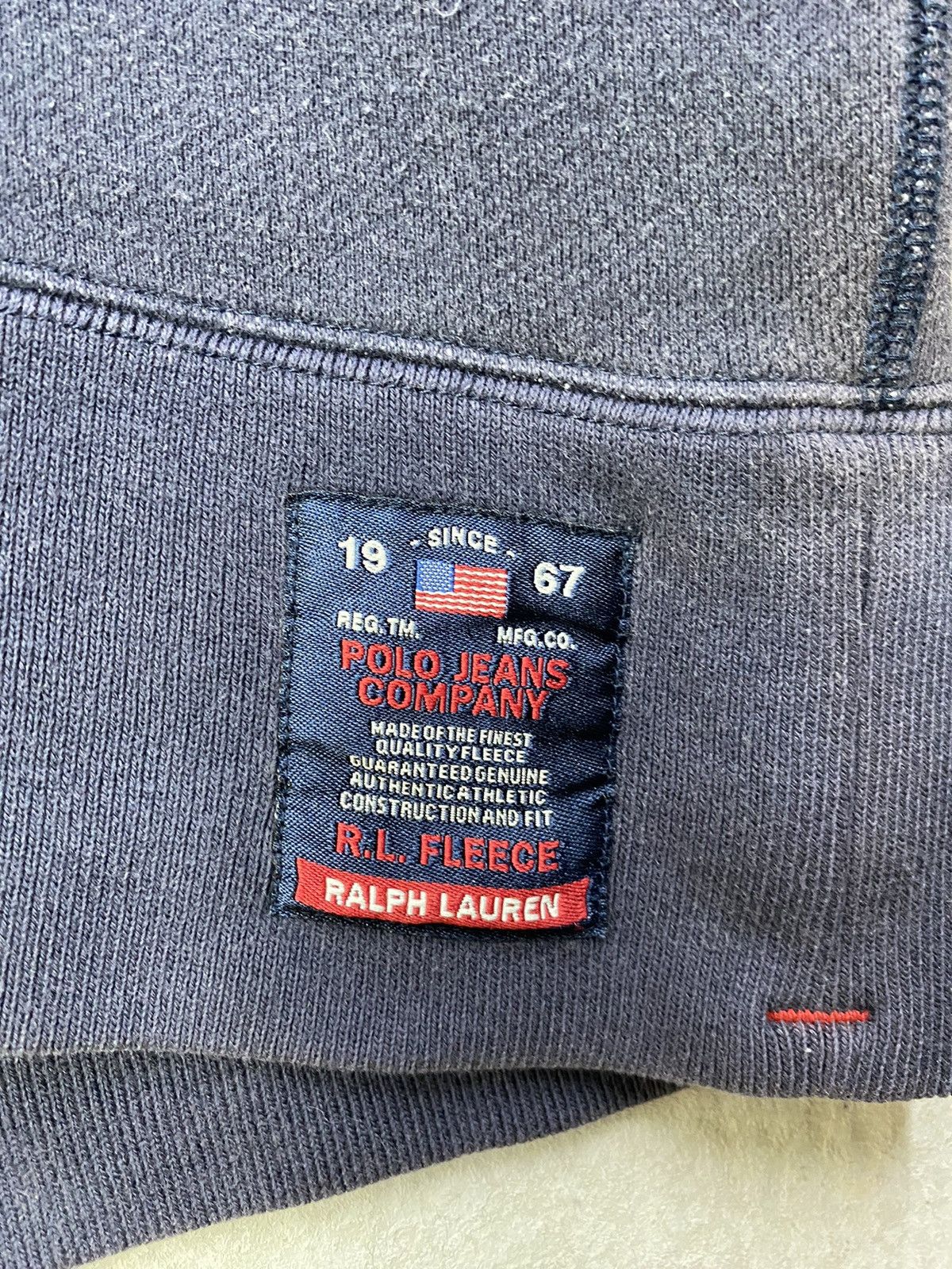 Polo Ralph Lauren Polo Ralph Lauren Hoodie Full Zip Sun Faded Size Large Size US L / EU 52-54 / 3 - 9 Thumbnail