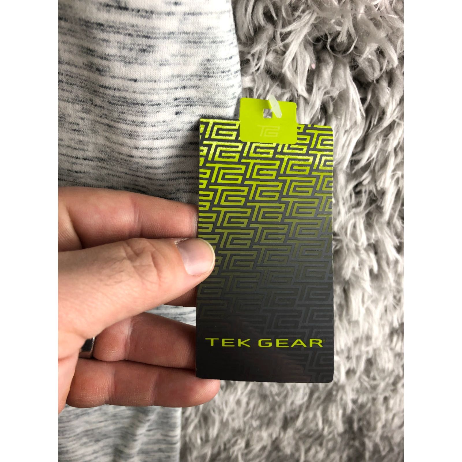 Tek Gear Tek Gear Shirt Long Sleeve White Fleece Turtle Neck Pullover M Women Casual All Seasons Size M / US 6-8 / IT 42-44 - 4 Thumbnail