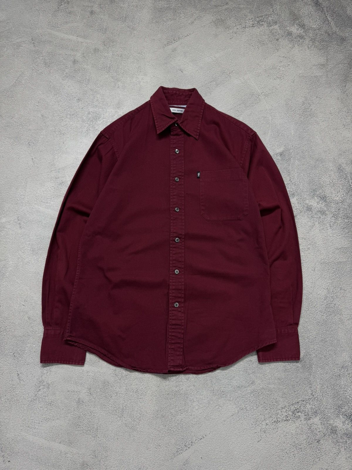 Saint Laurent Paris Vintage Y2k Yves Saint Laurent YSL Oxford Shirt 00’s Size US M / EU 48-50 / 2 - 3 Thumbnail